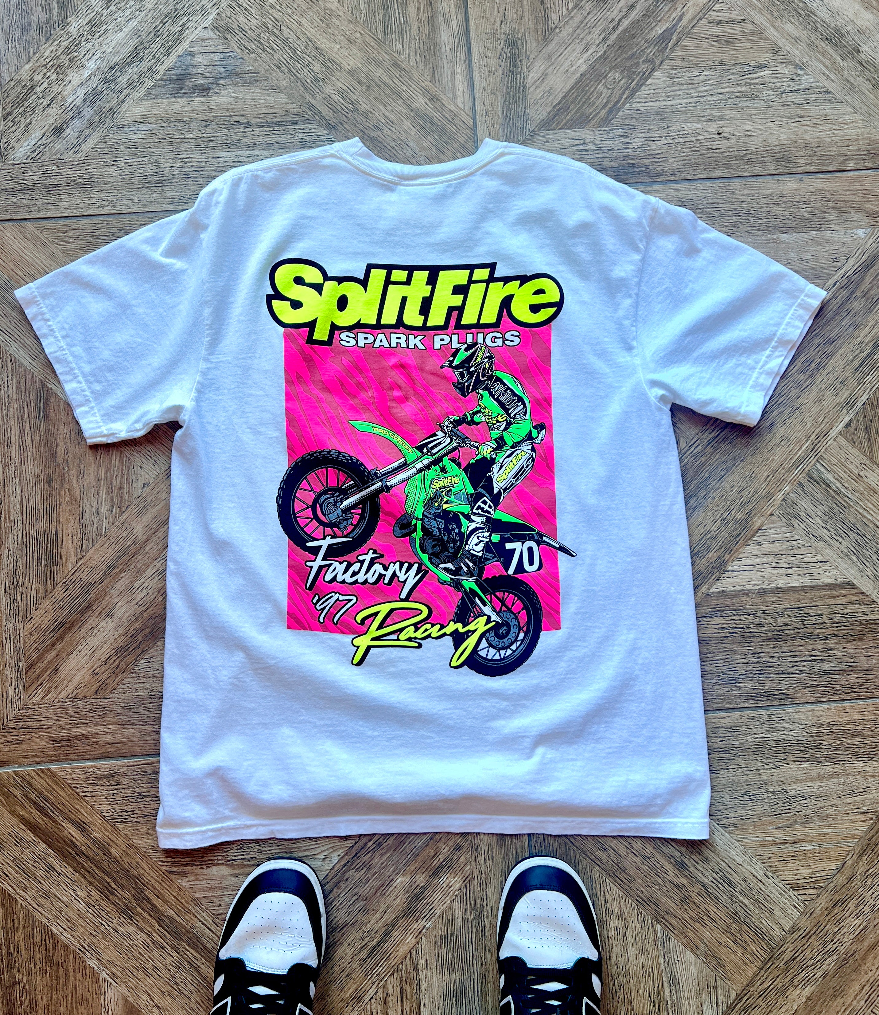 97 Splitfire Factory Racing Shirt - 220 GSM, Screen Printed 