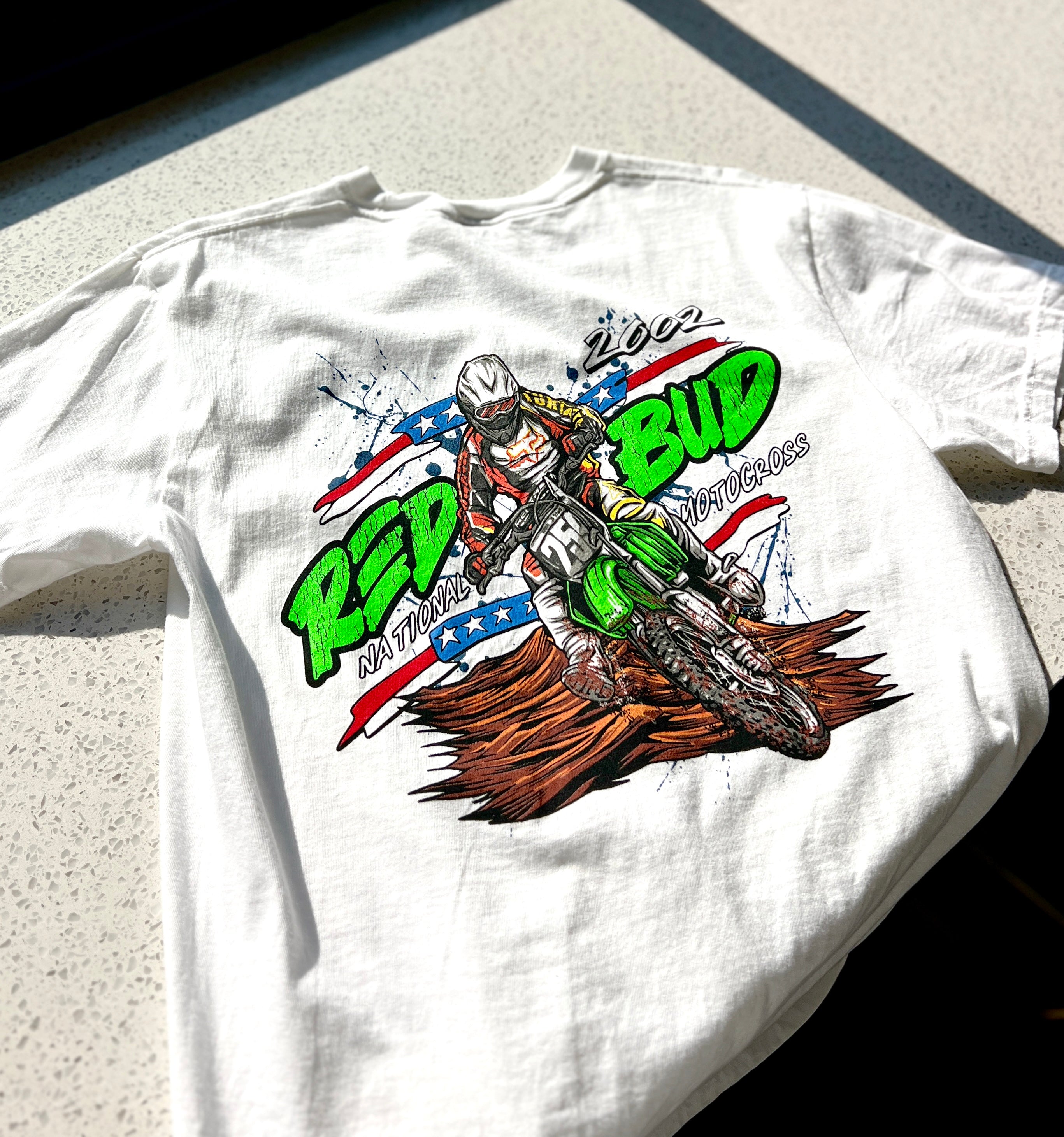 2002 Red Bud National Motocross racing shirt.