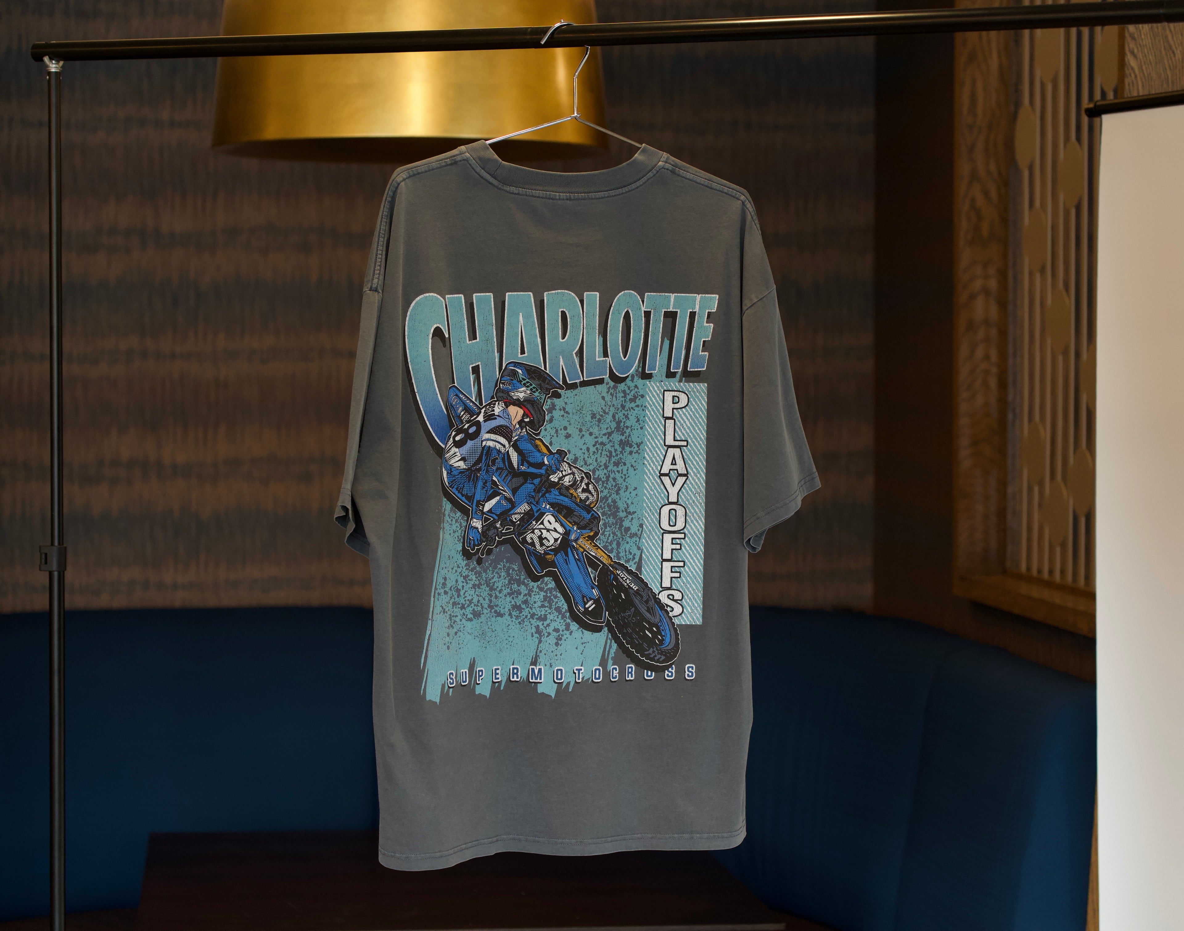 Charlotte Super Motocross Playoffs shirt featuring Danger Boy Deegan.