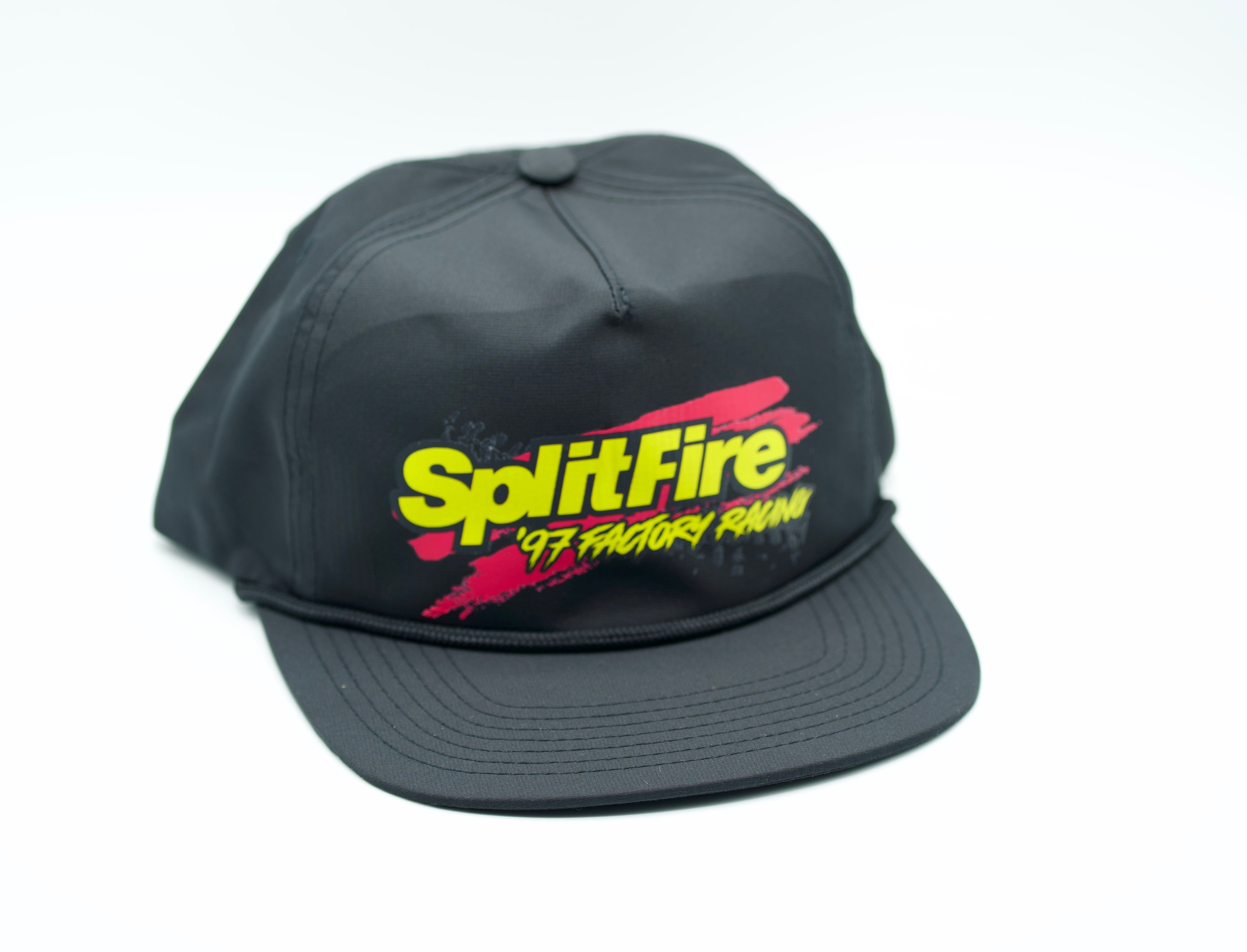 Split Fire Spark Plugs retro Factory Supercross Racing Team hat.