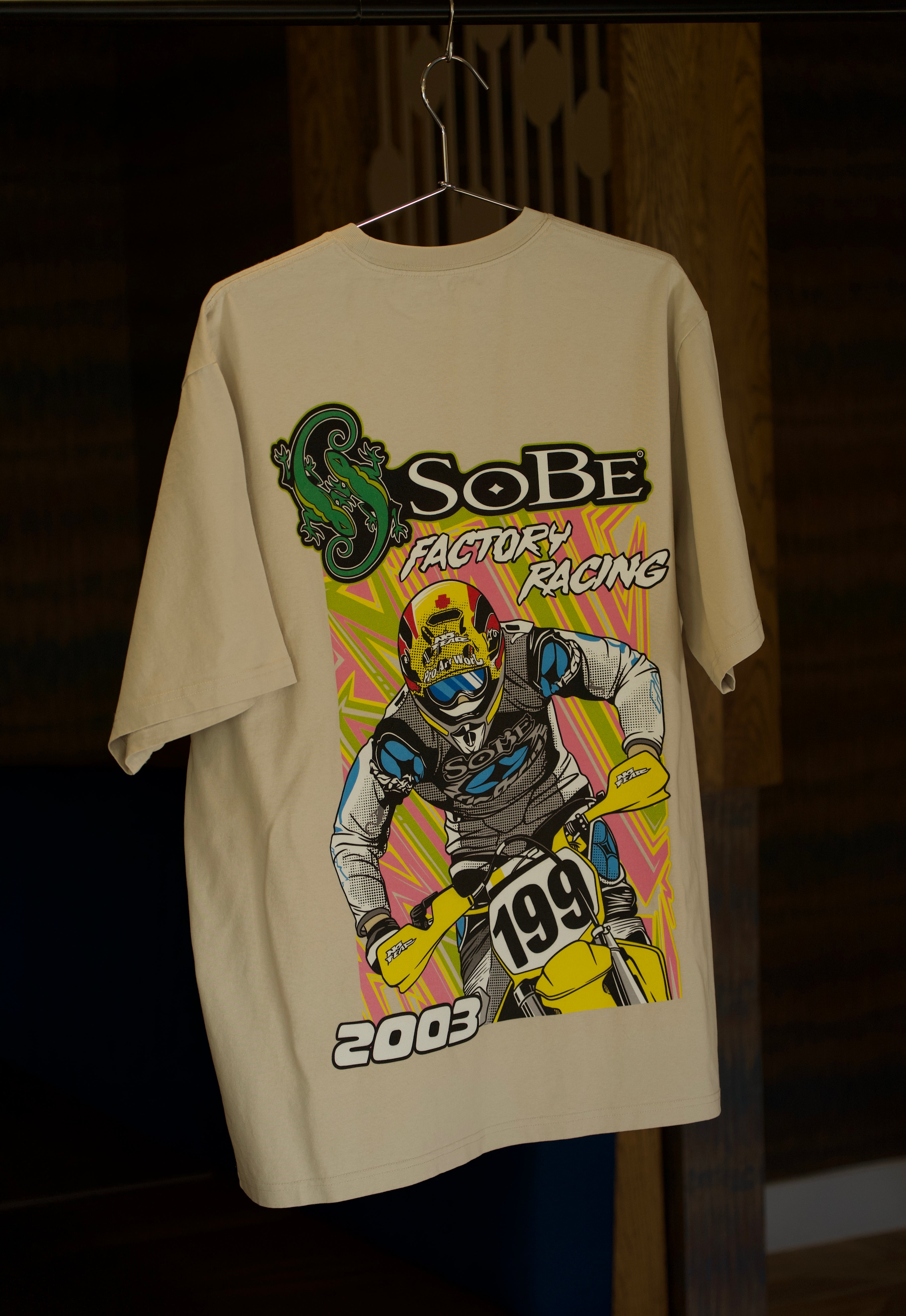 '03 SOBE Factory Racing Shirt - 240 GSM, Loose-Fit