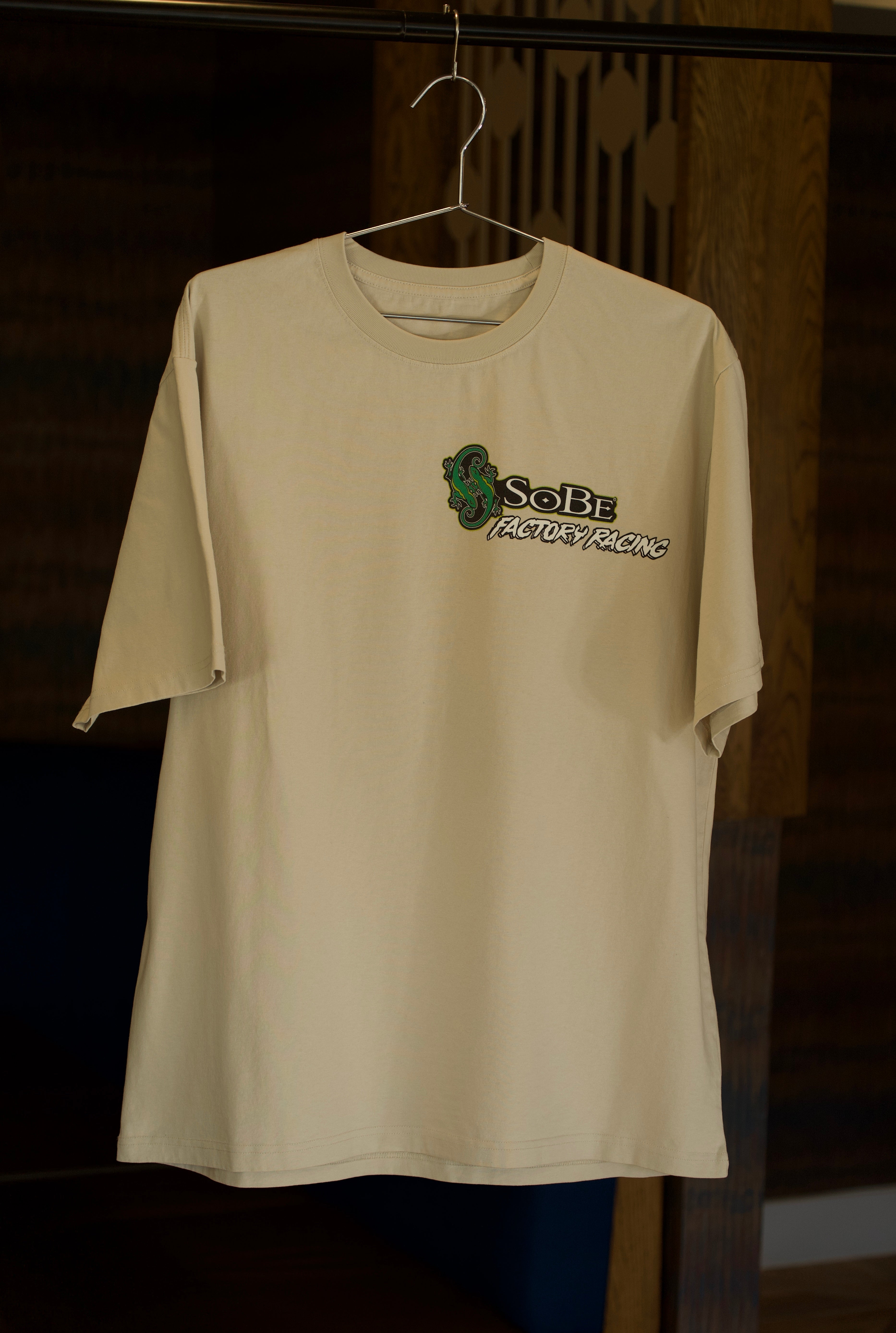 03 SOBE Factory Racing Shirt - 240 GSM, Loose-Fit – White Knuckle