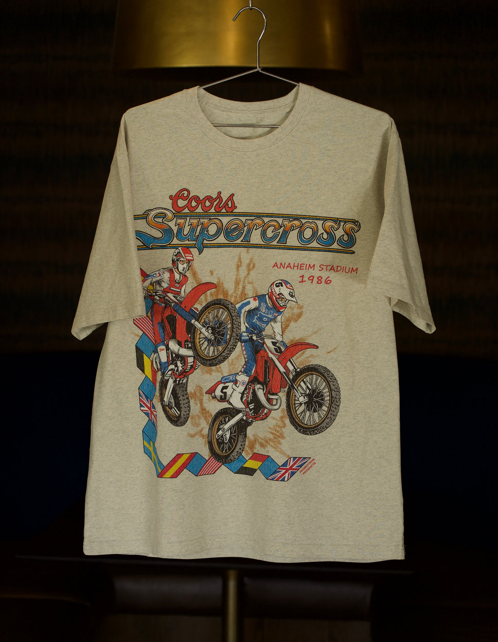 Vintage 1986 Coors Supercross racing shirt.