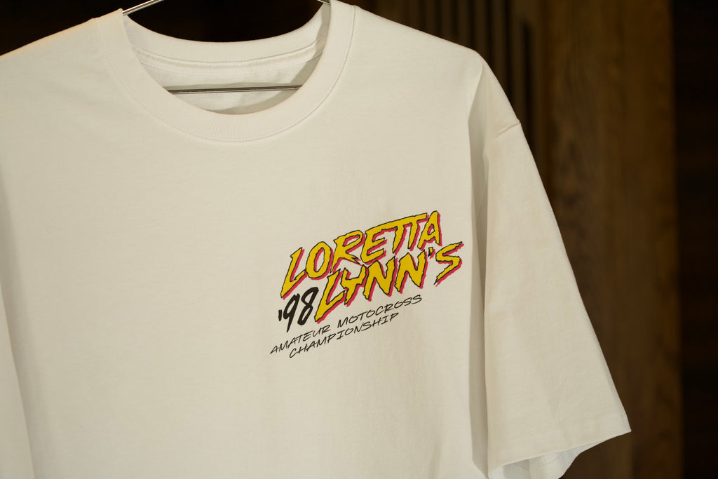 Loretta Lynn's Amateur motocross nation race shirt.
