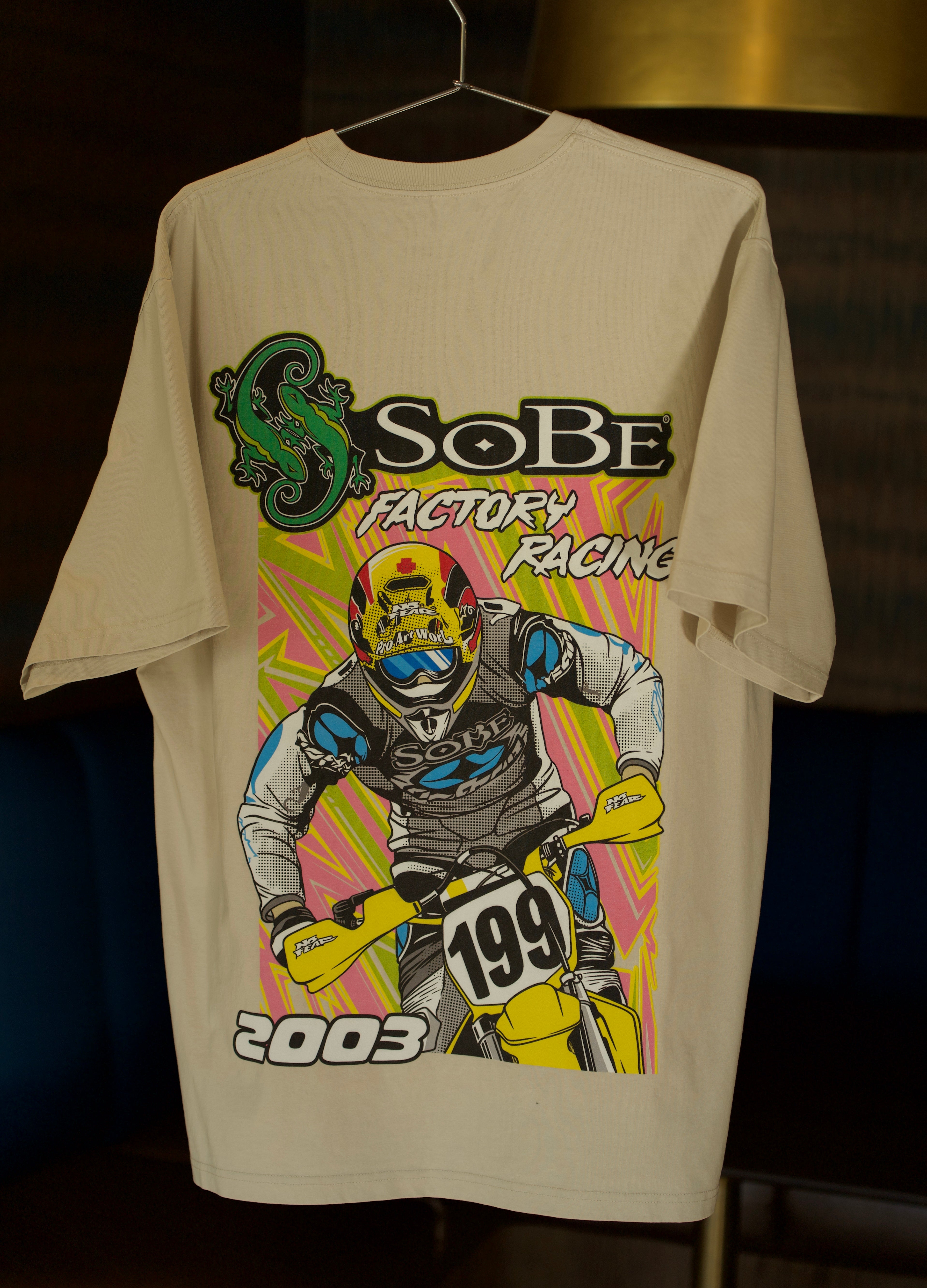 '03 SOBE Factory Racing Shirt - 240 GSM, Loose-Fit