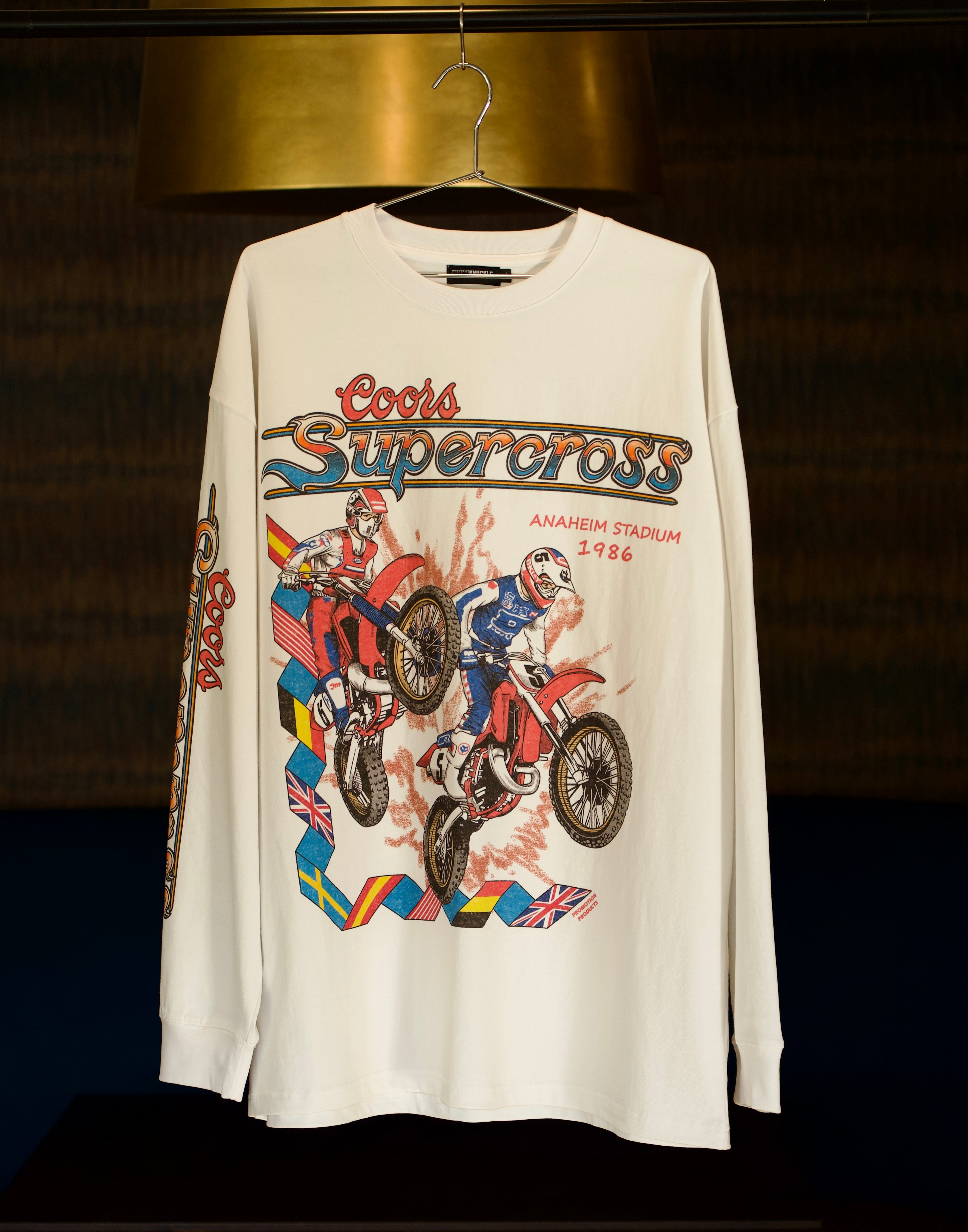 86 Anaheim Supercross Long Sleeve Shirt - 300 GSM, Loose-Fit