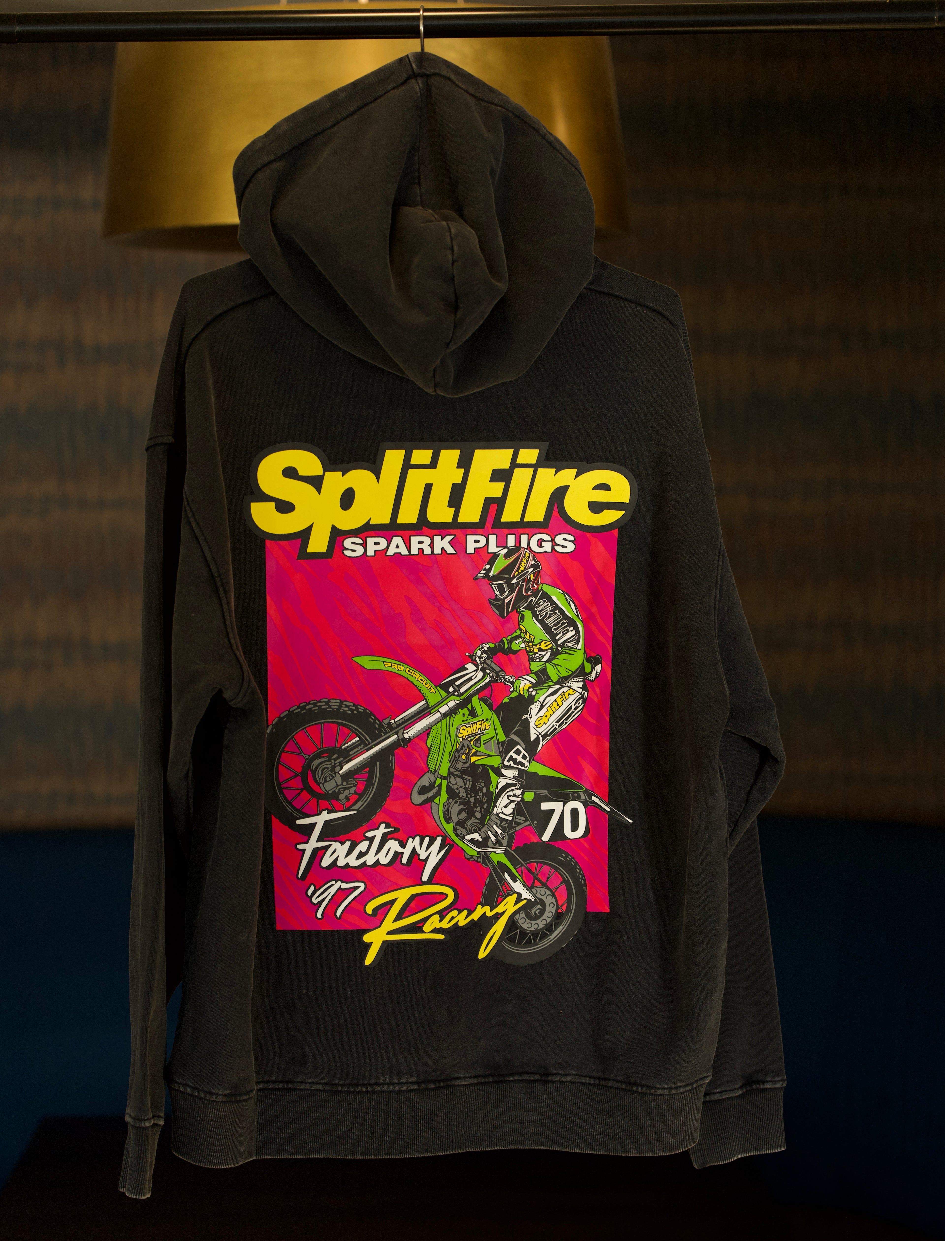 Vintage motocross racing hoodie