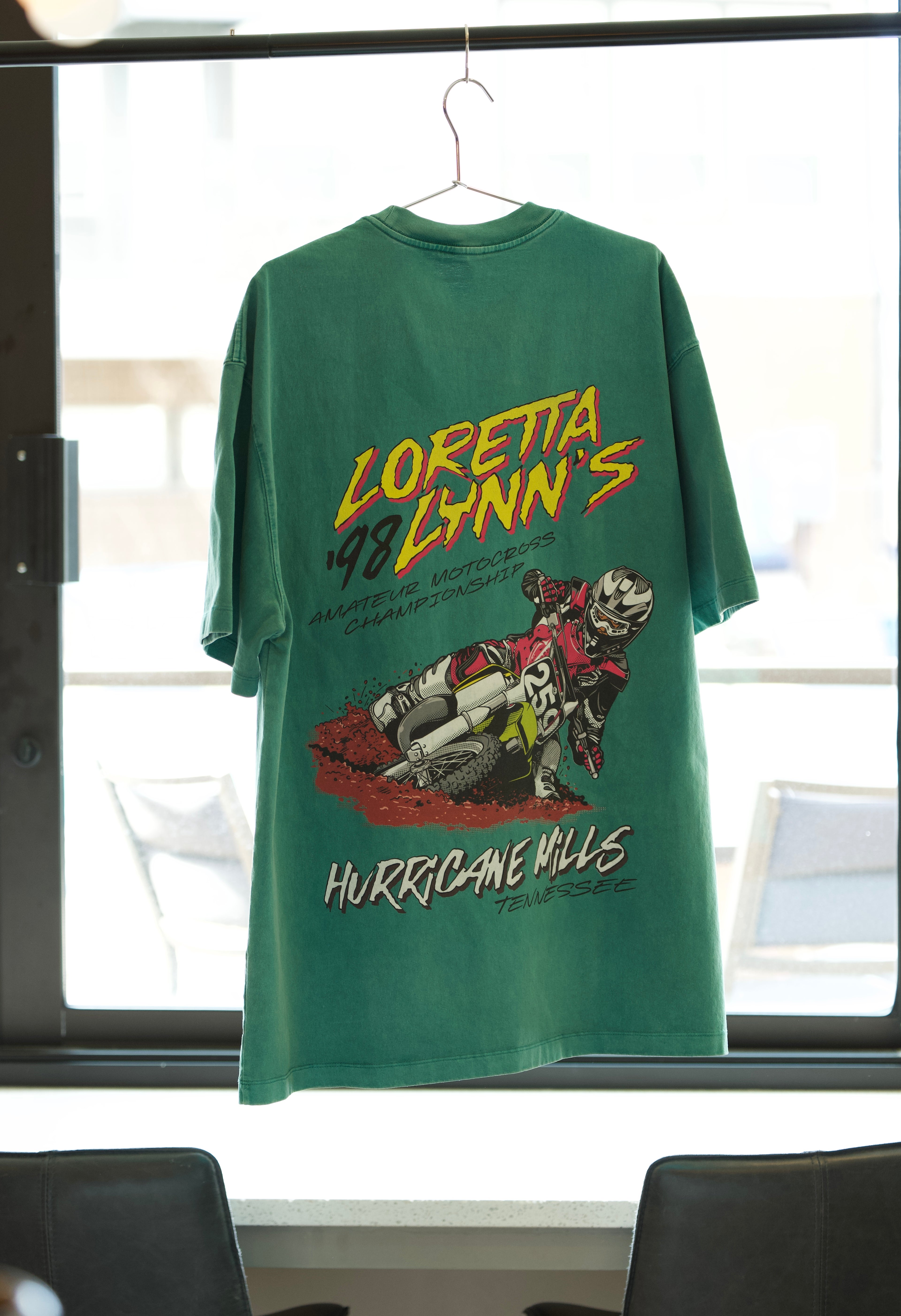 James Stewart 259 vintage Loretta Lynn's Motocross shirt