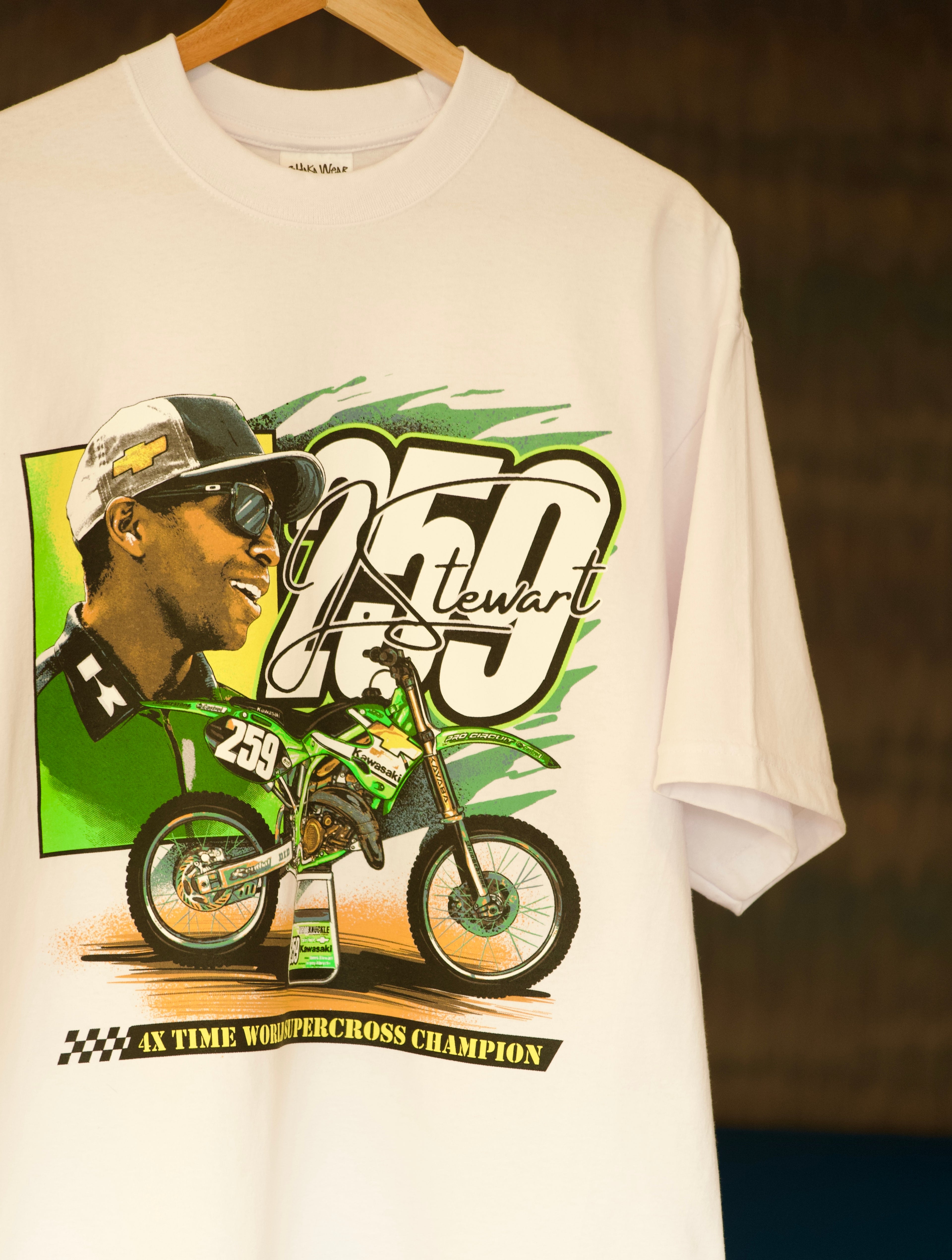 James Stewart retro style shirt screen printed on Shakawear