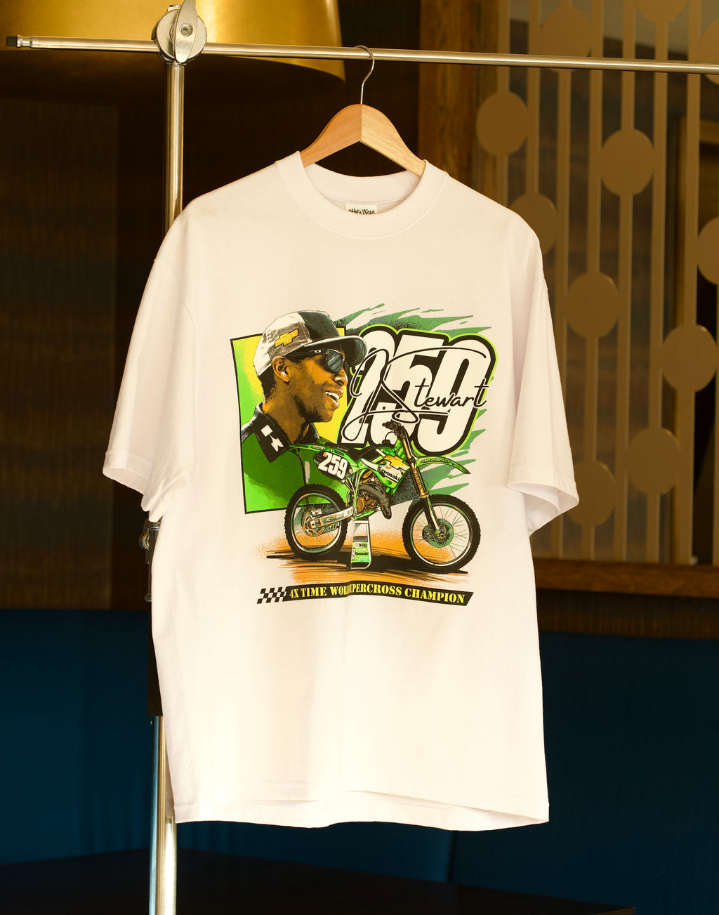James Stewart motocross racing legends shirt