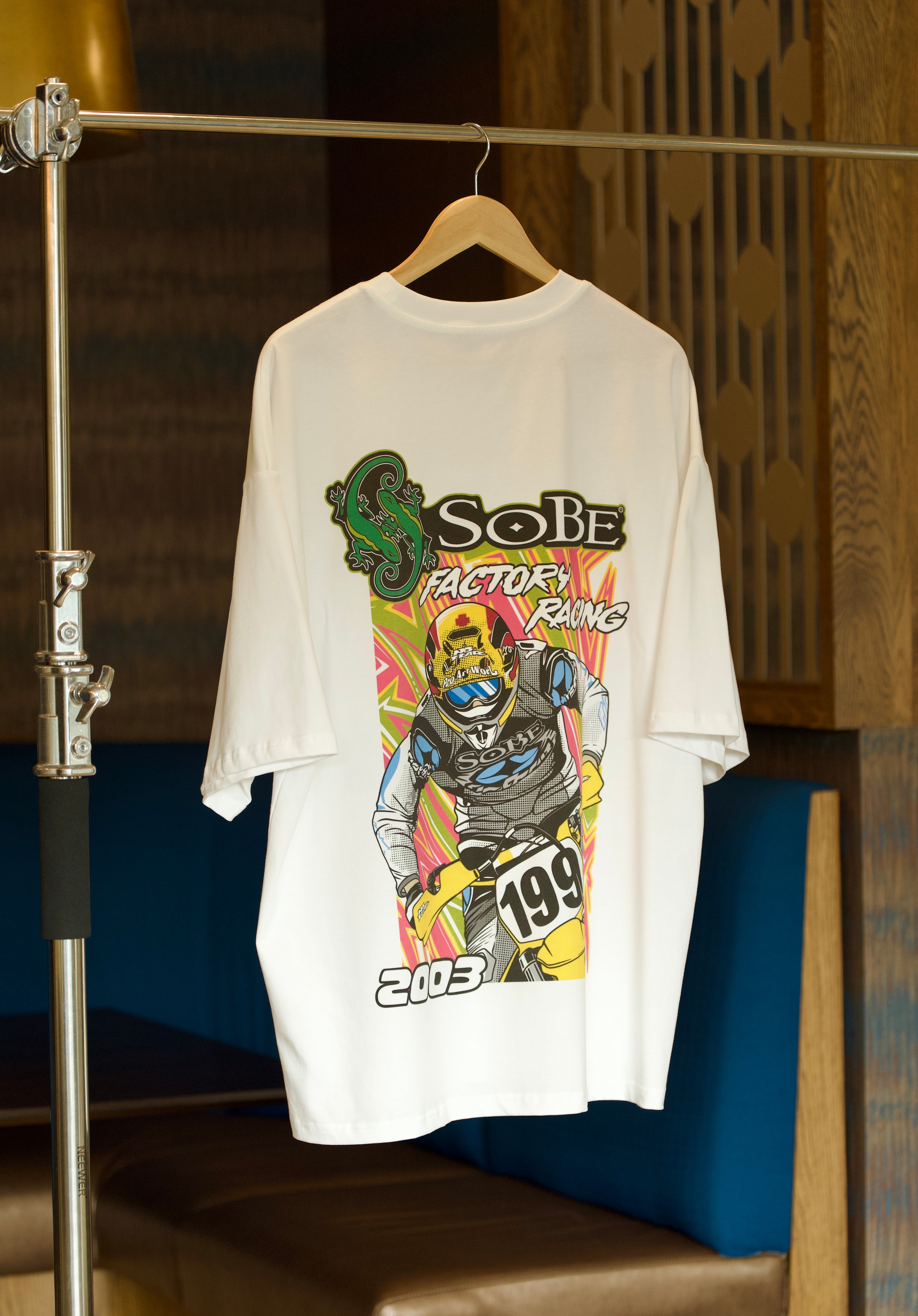 03 SOBE Factory Racing Shirt - 240 GSM, Loose-Fit – White Knuckle