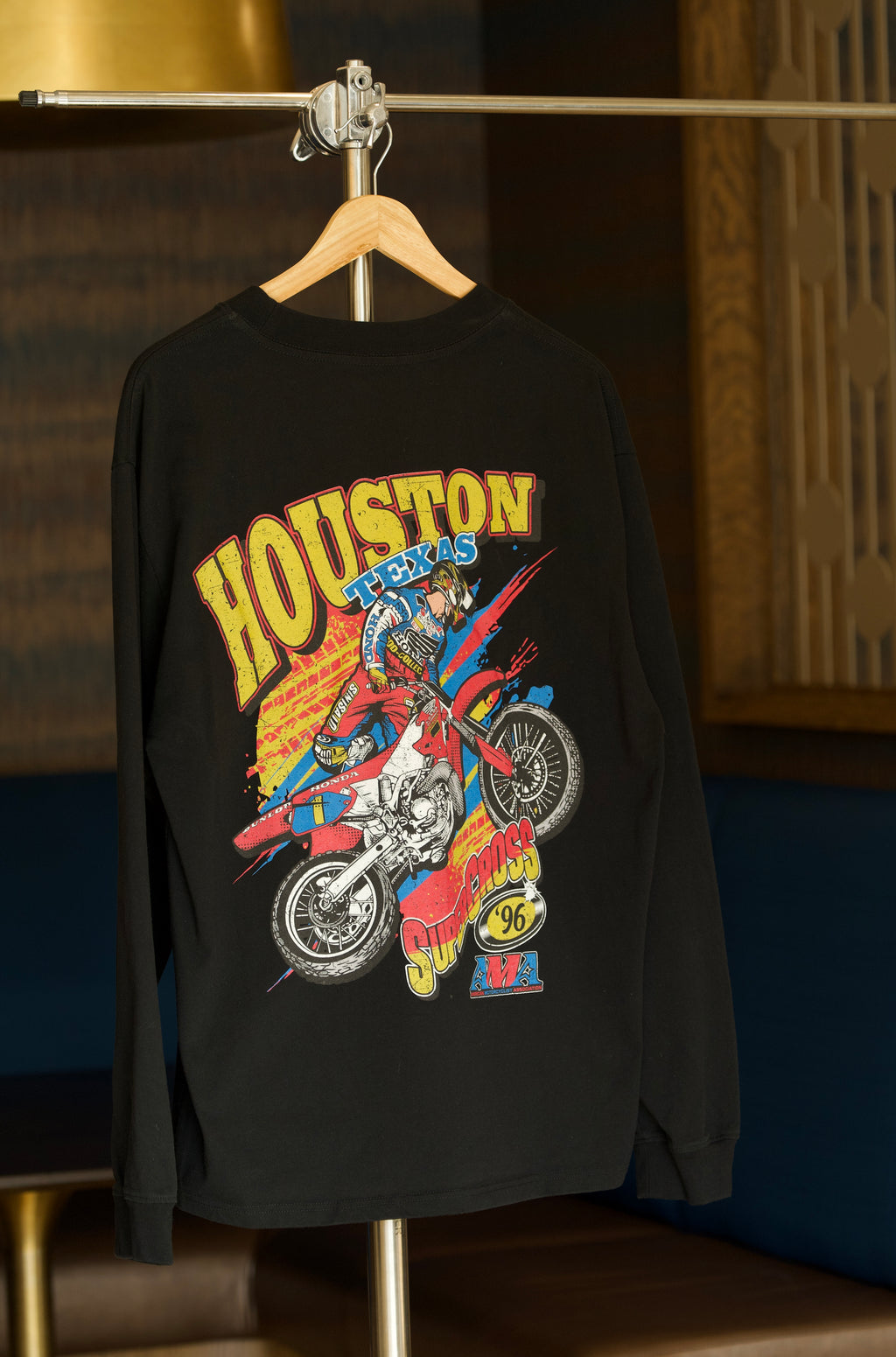 Long sleeve vintage style Jeremy McGrath motocross shirt