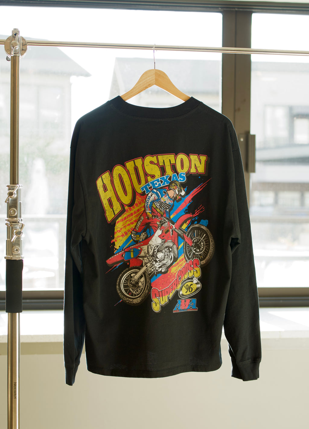 Vintage Houston Texas Supercross racing long sleeve shirt