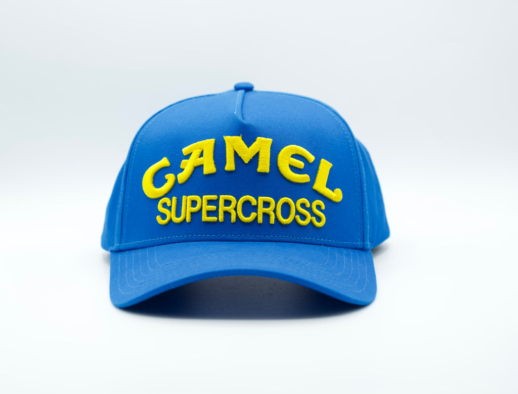 Camel Supercross A Frame Cap in blue colors