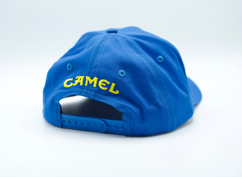 Camel motocross racing snapback hat