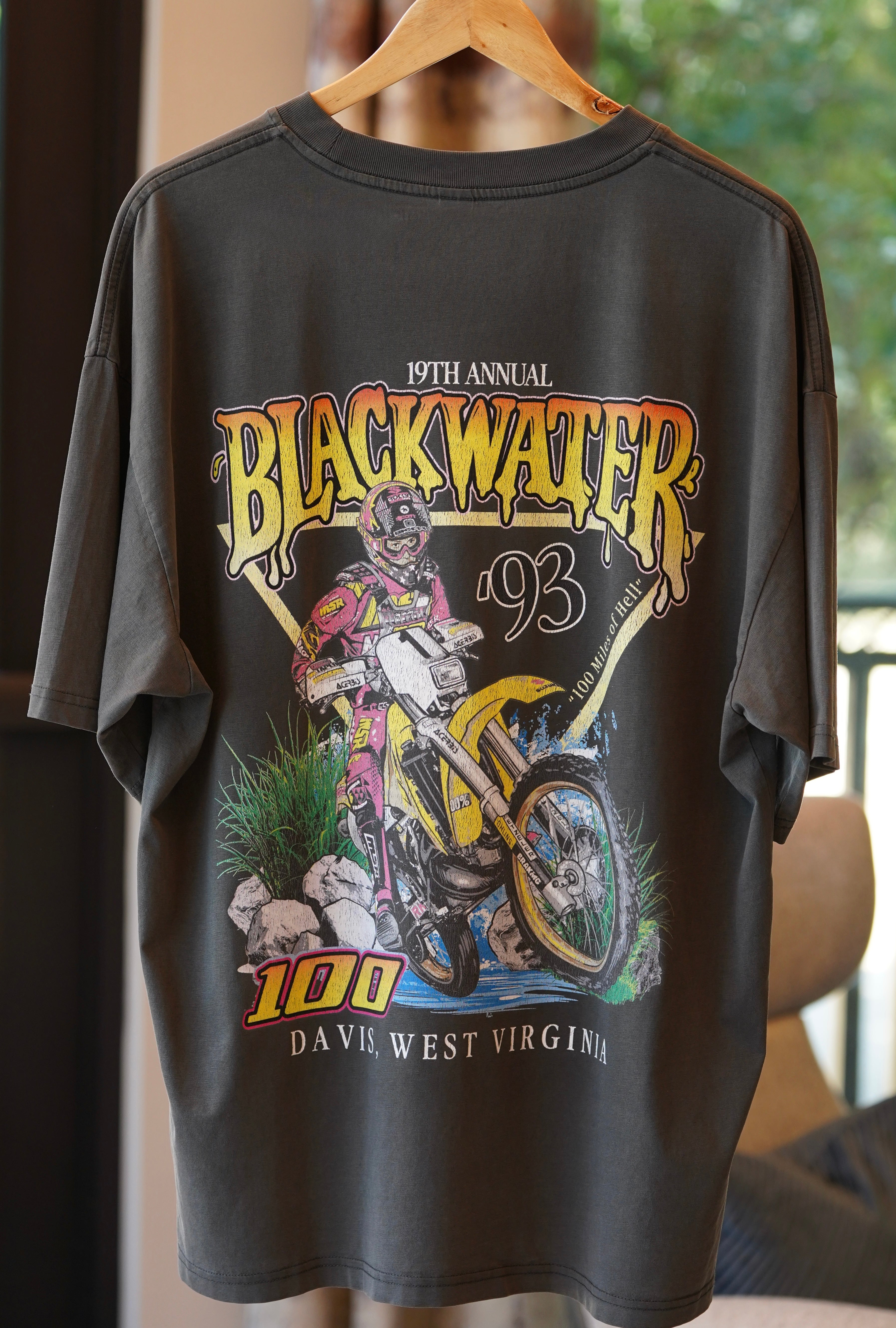 1993 Blackwater 100 motorcycle race shirt