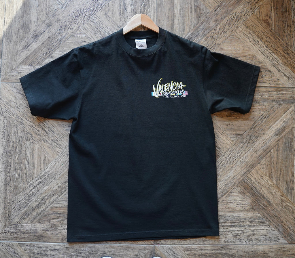 2011 Valencia GP racing shirt logo