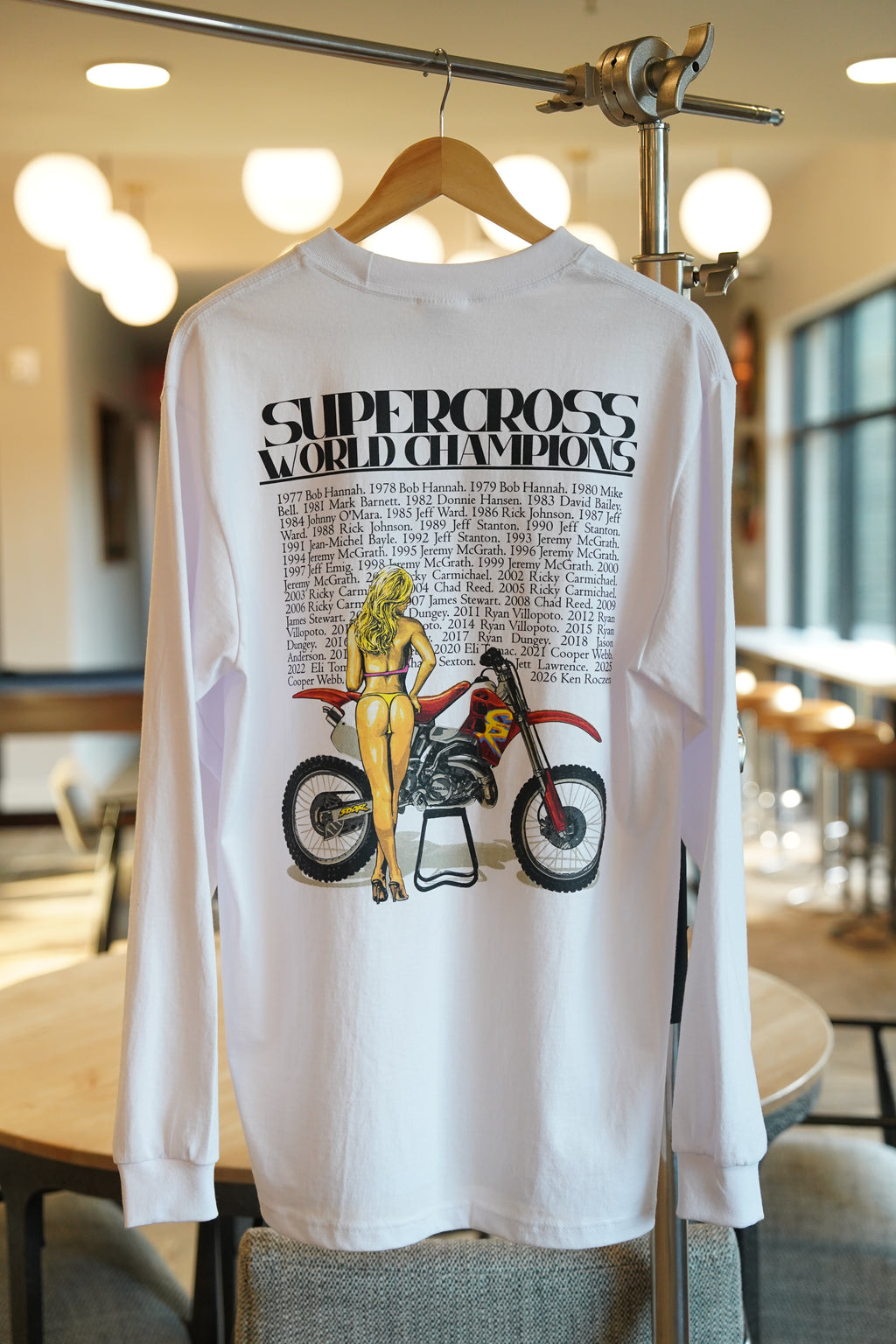 All time Supercross World Champions shirt