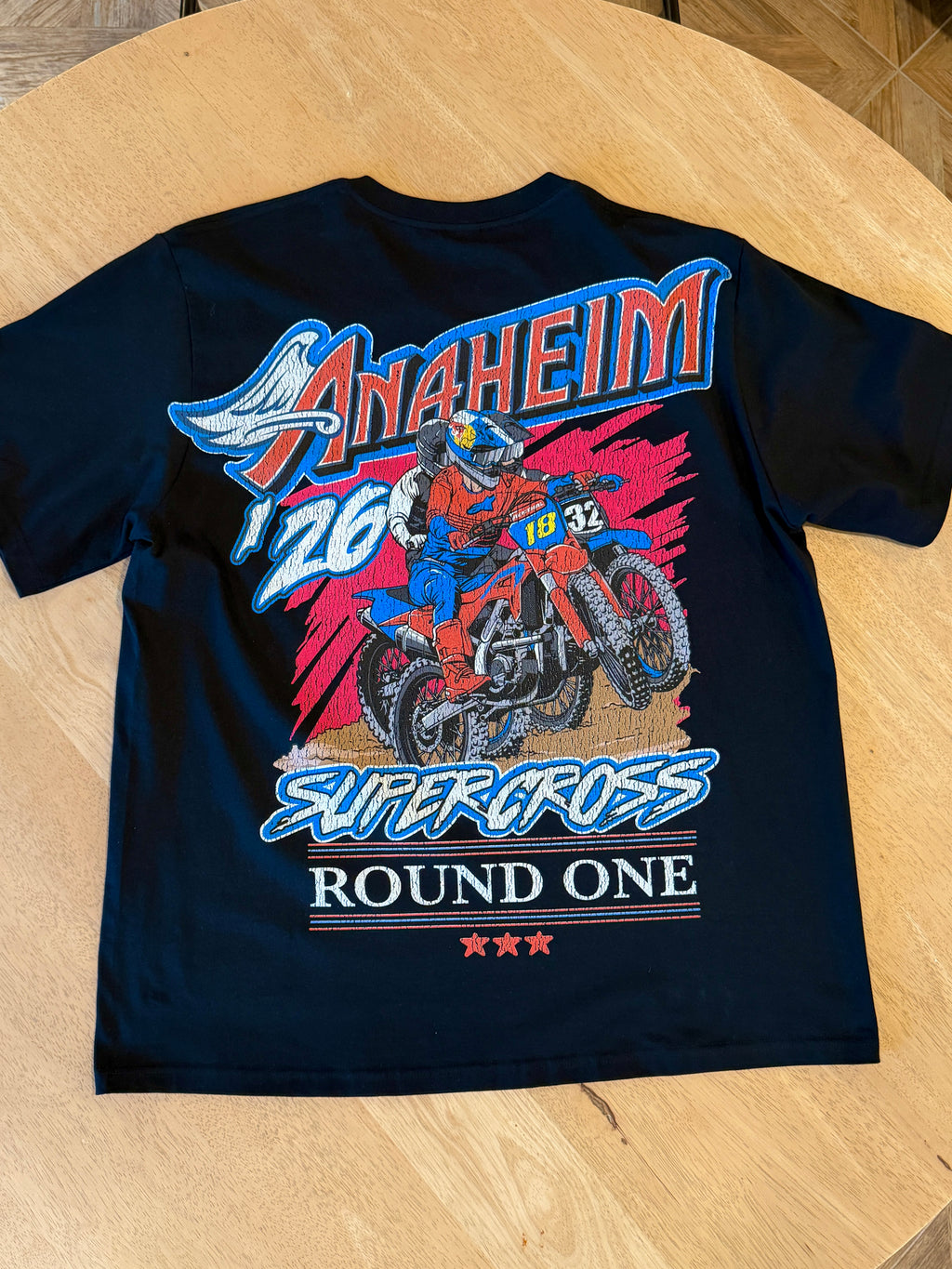 Jett Lawrence retro inspired racing shirt.