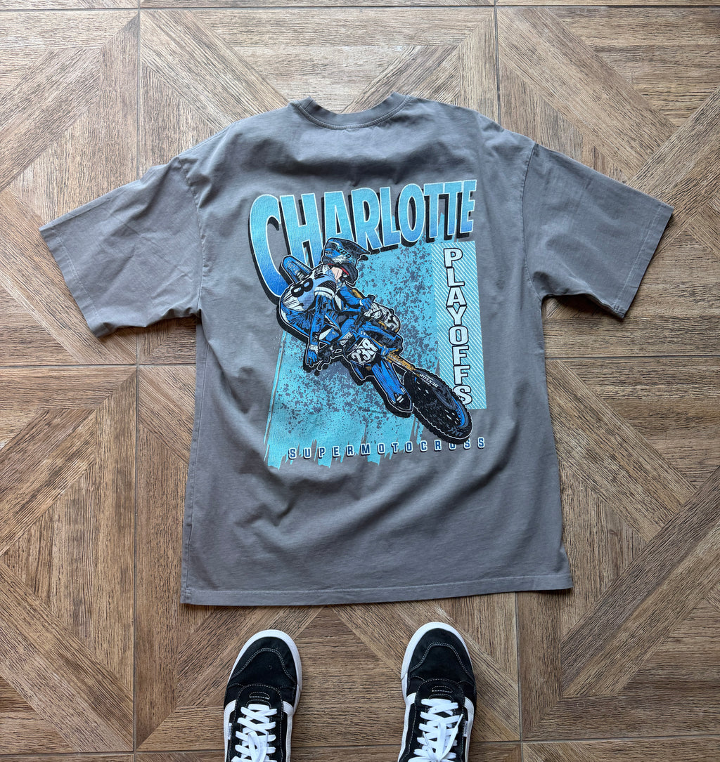 Haiden "Danger Boy" Deegan inspired supercross shirt in grey color.