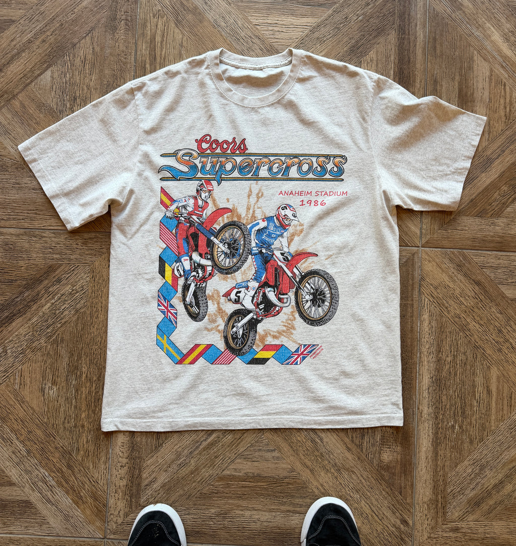 Vintage Anaheim Supercross race shirt.