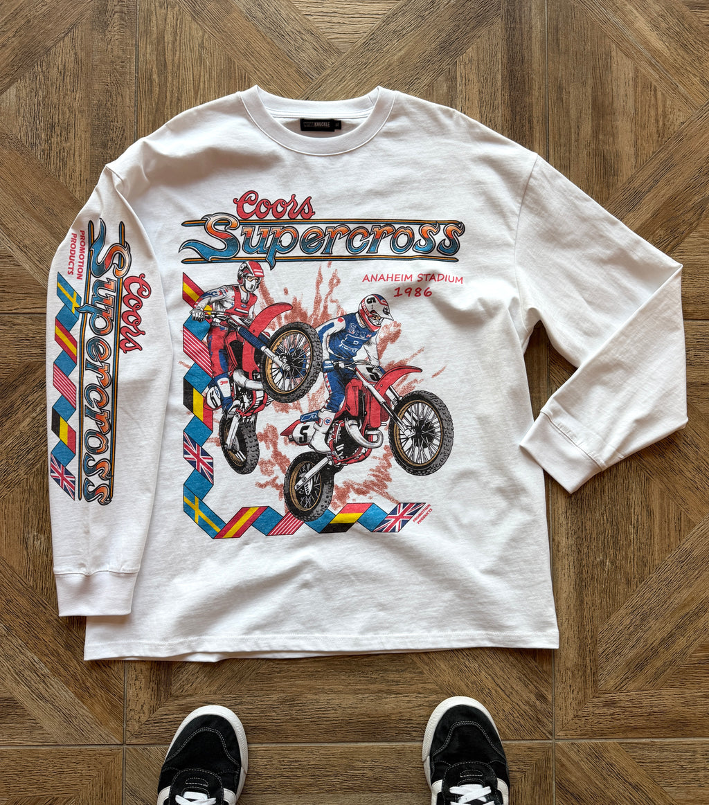 Vintage Coors Supercross racing long sleeve shirt