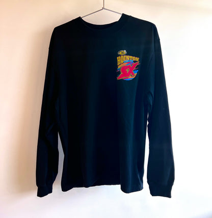 '96 Houston Supercross Long Sleeve Shirt - 240 GSM, Loose-Fit