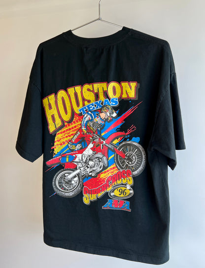 '96 Houston Supercross Shirt - 195 GSM, Loose-Fit