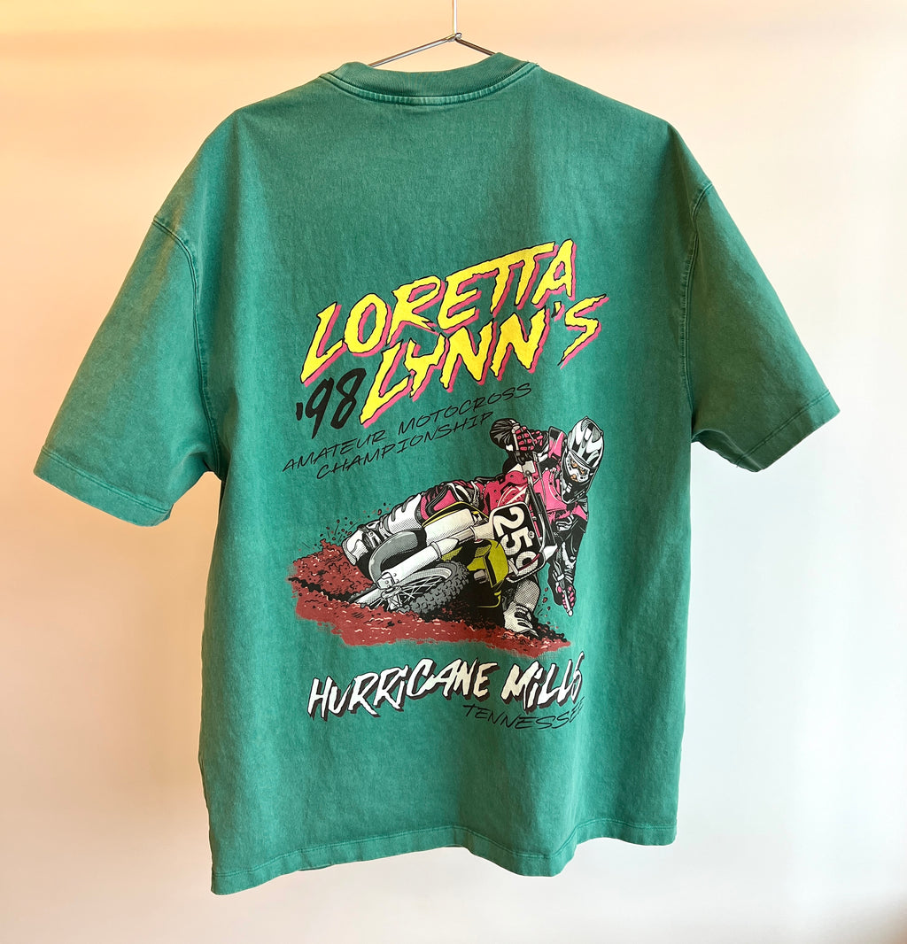 Loretta Lynn's vintage shirt in lavender color.