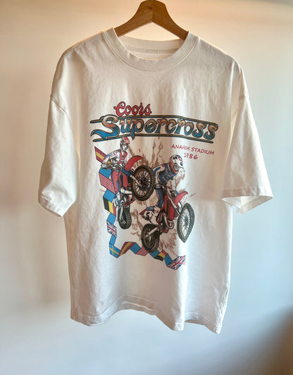 '86 Anaheim Supercross Shirt - 280 GSM, Loose-Fit