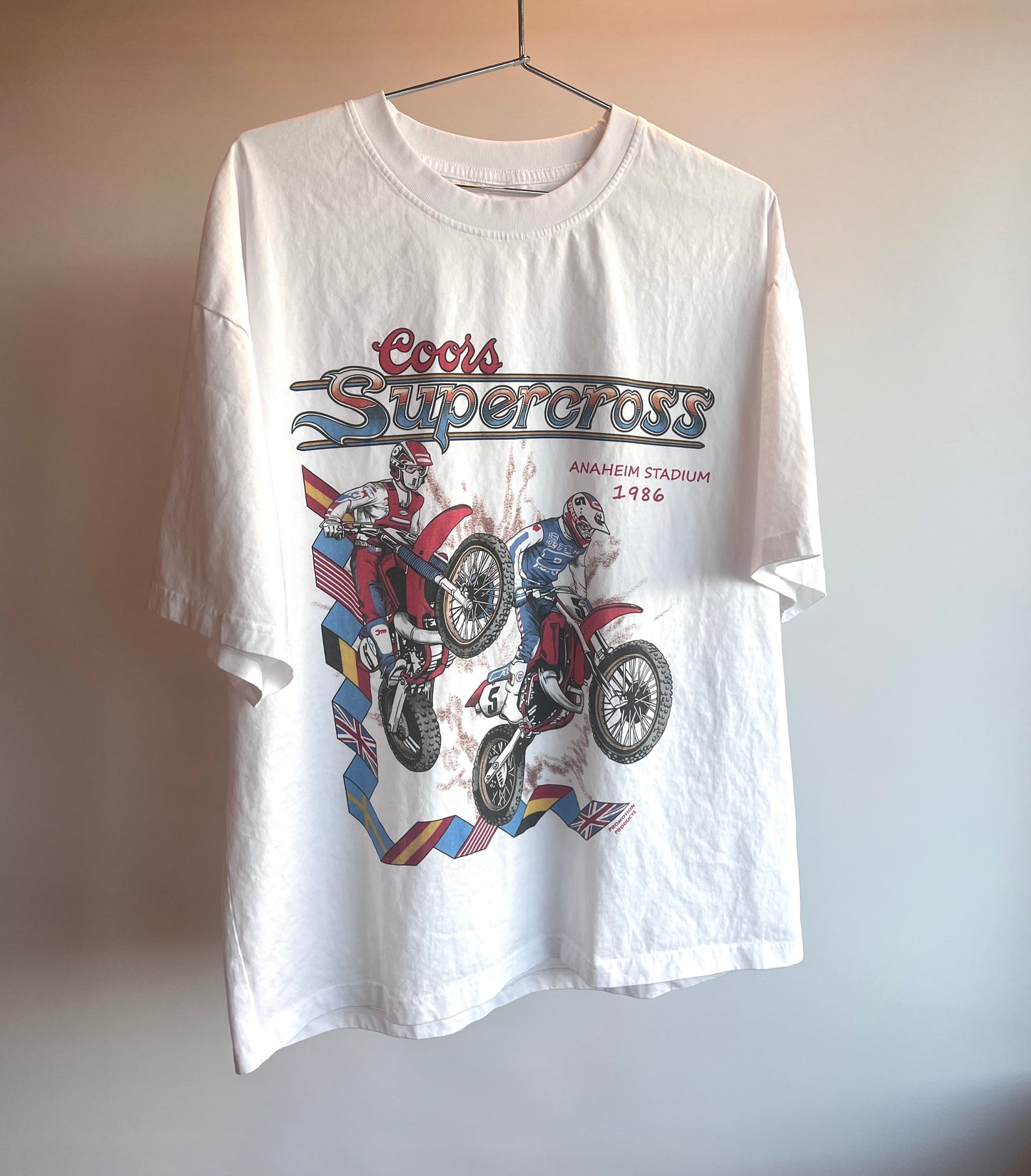 '86 Anaheim Supercross Shirt - 195 GSM, Loose-Fit