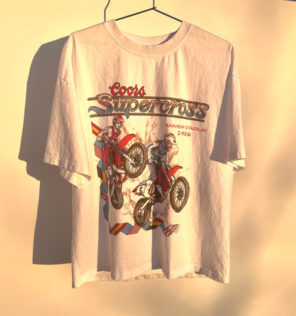 '86 Anaheim Supercross Shirt - 195 GSM, Loose-Fit