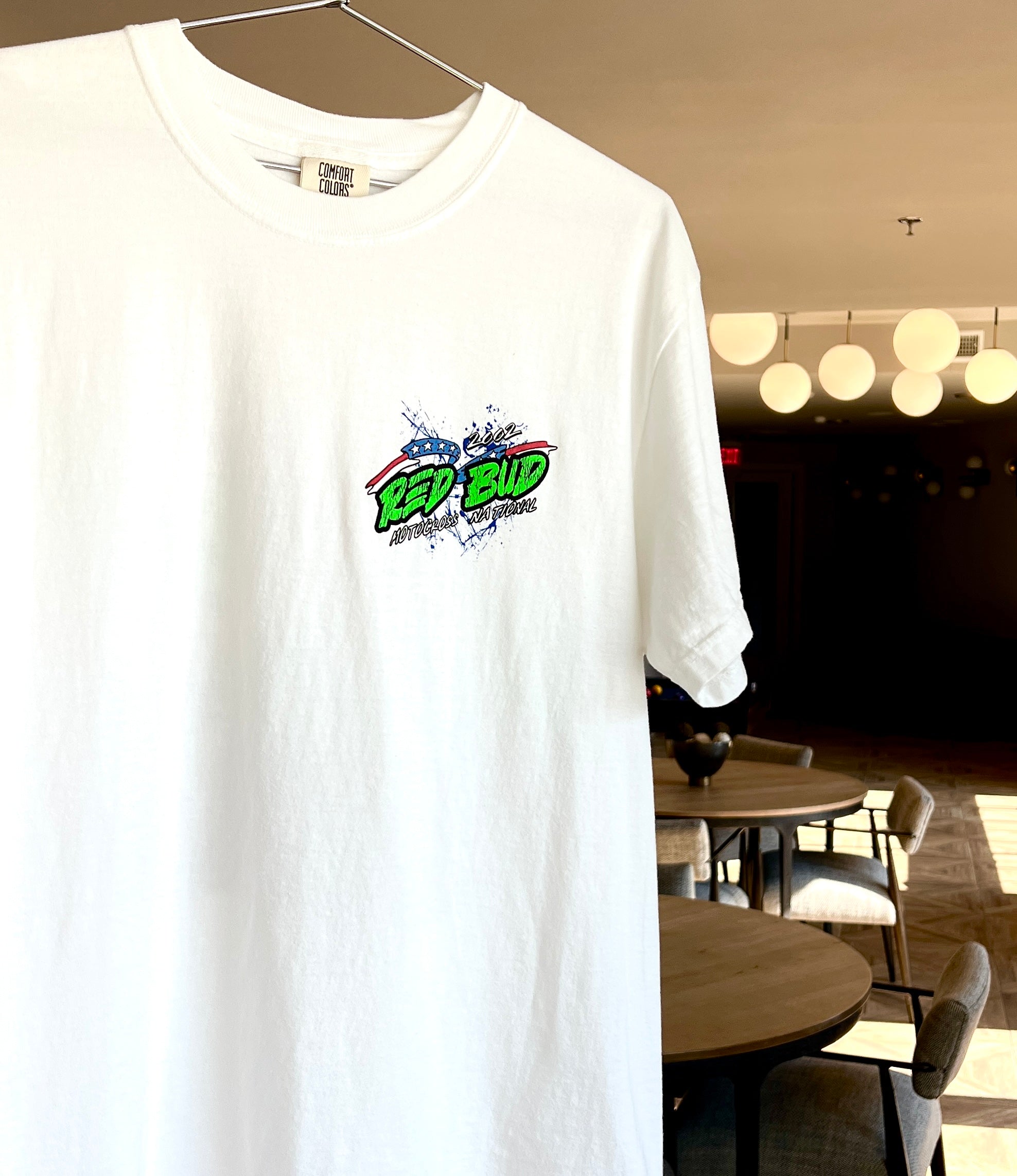 James Stewart vintage racing shirt.