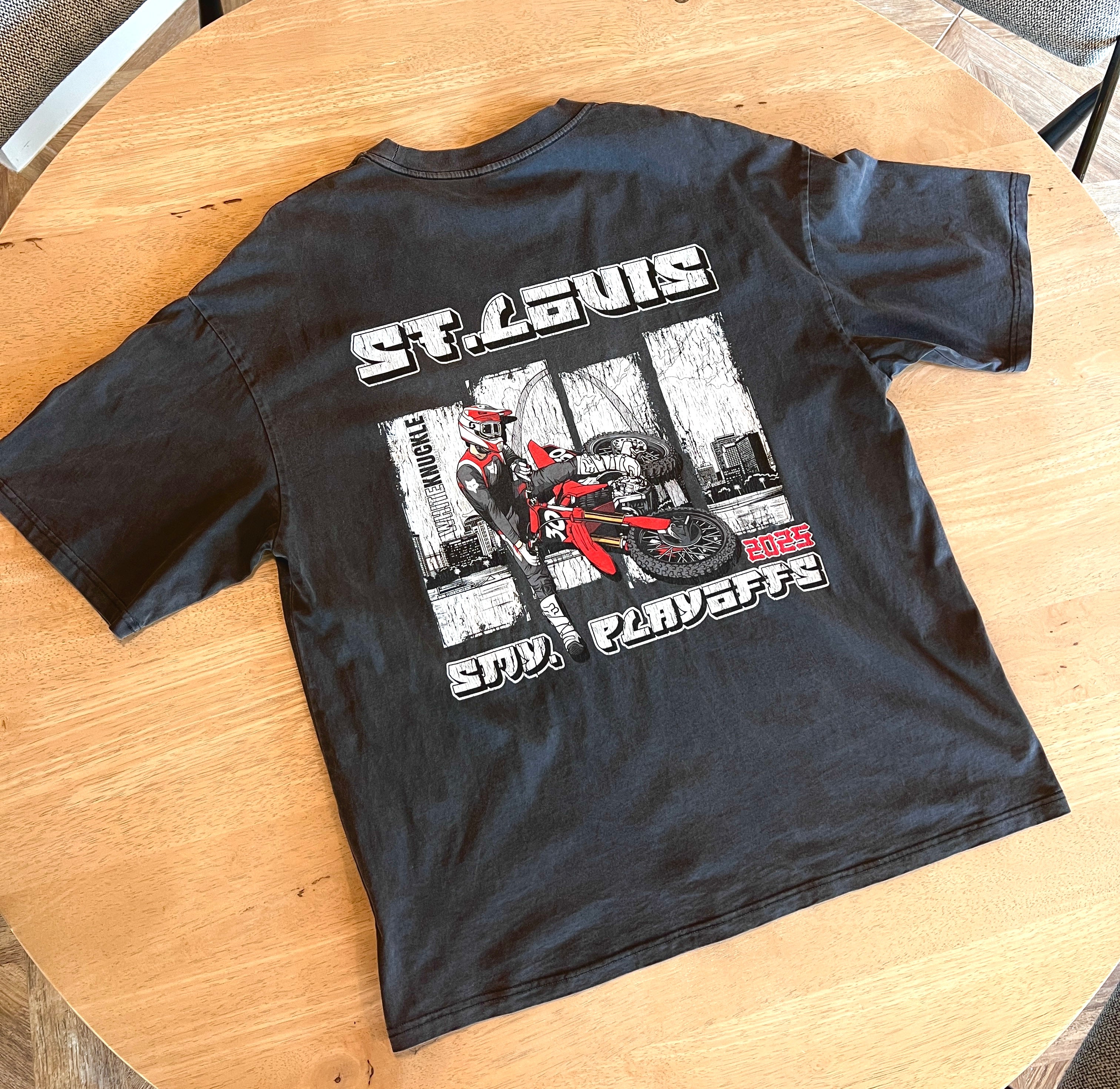 Jo Shimoda Supercross shirt in black color.