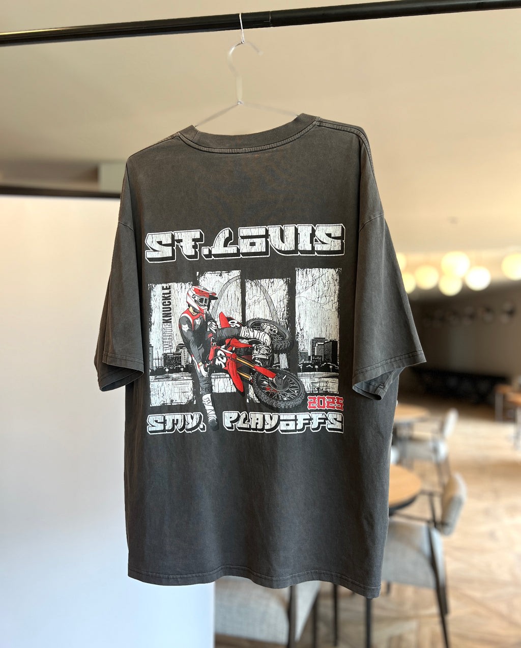 Jo Shimoda SuperMotocross Playoffs shirt in black color.