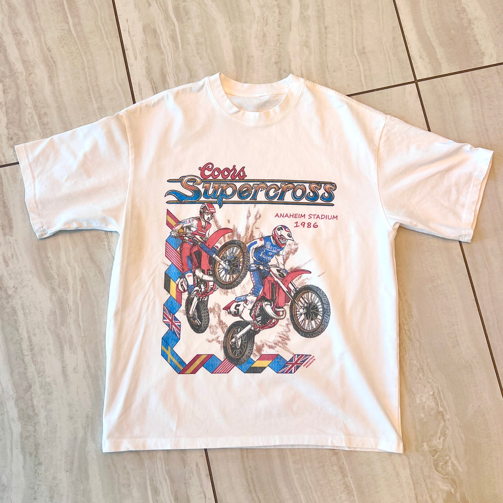 1986 Coors Supercross retro racing shirt.