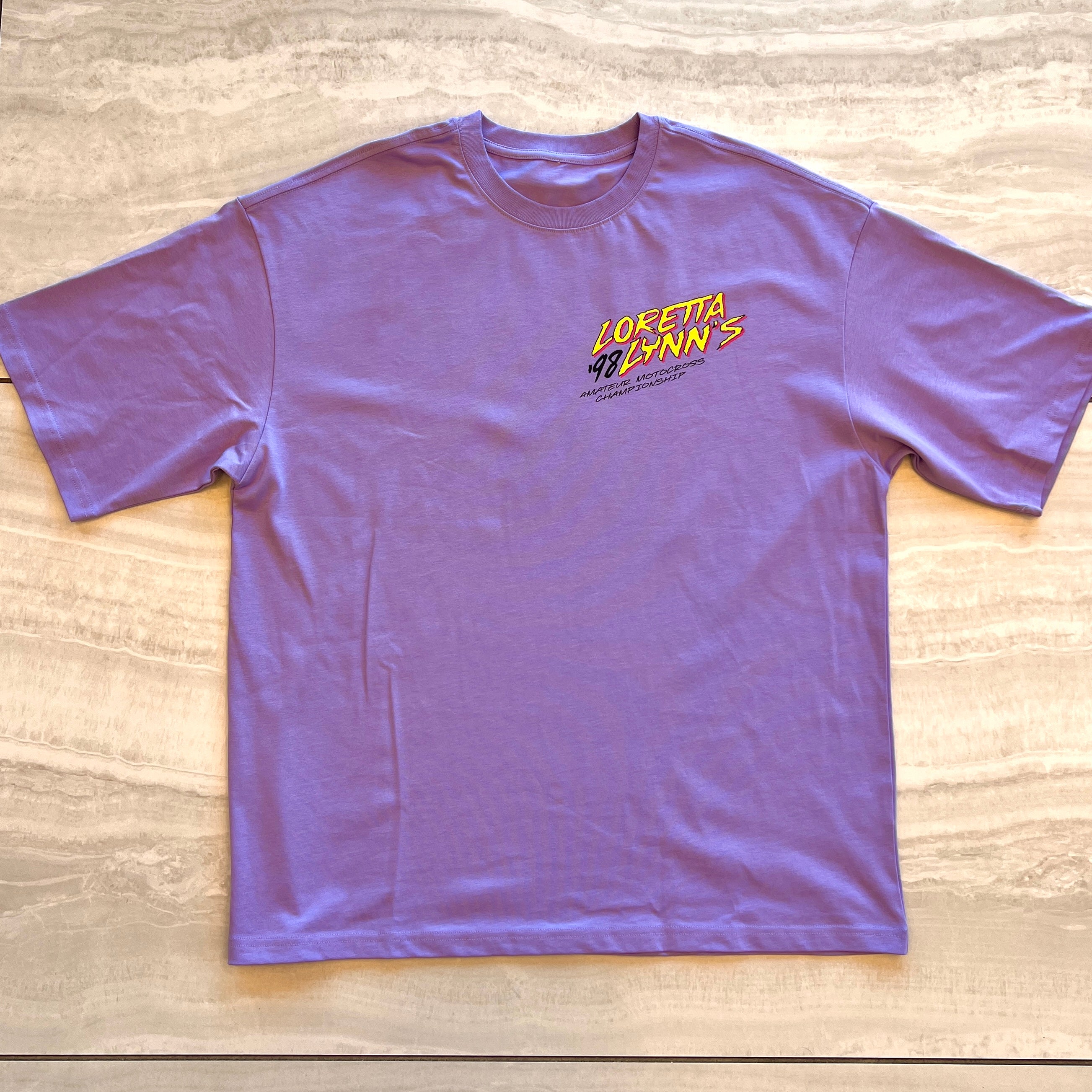 Loretta Lynn's vintage shirt in lavender color.