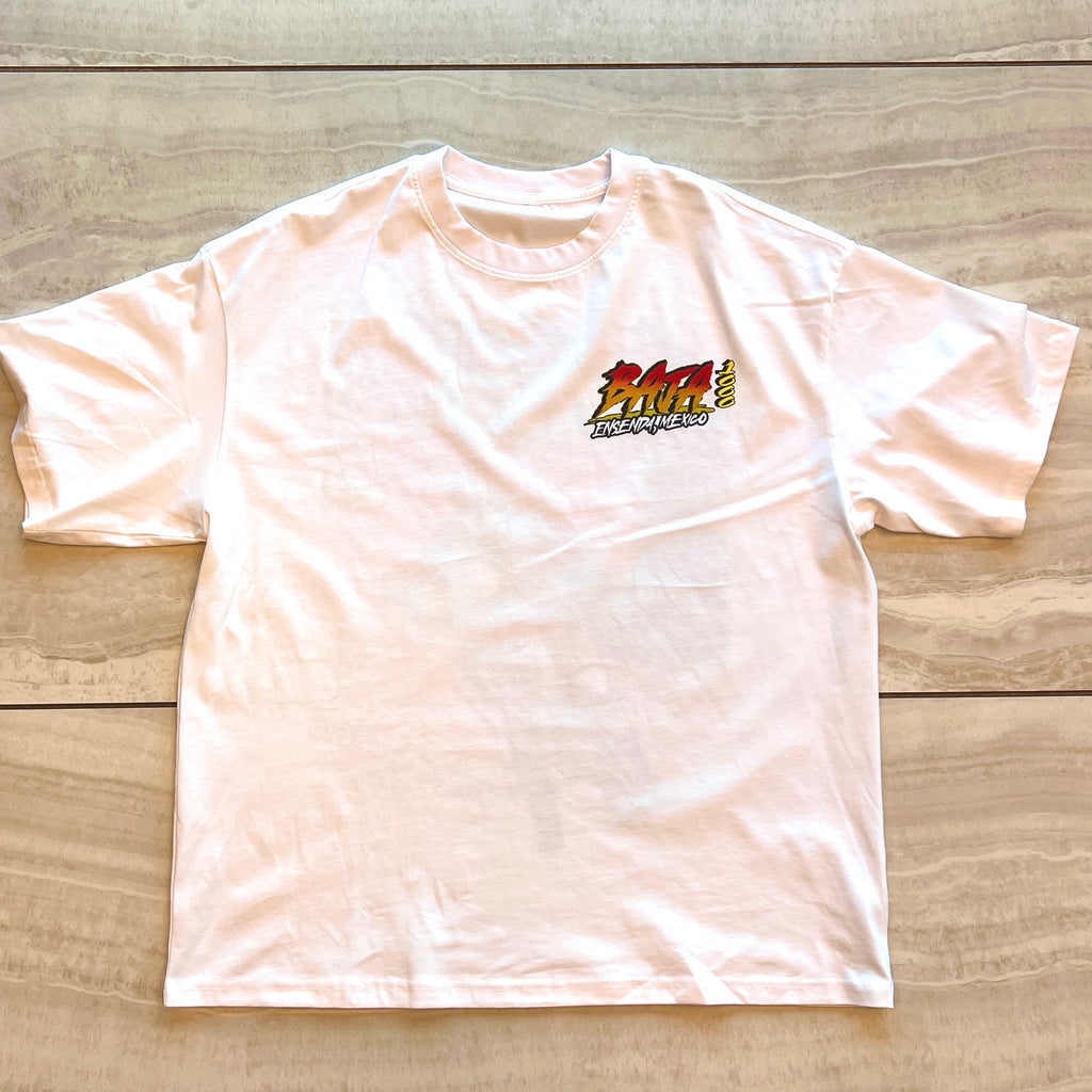 Baja 1000 retro shirt in white color.