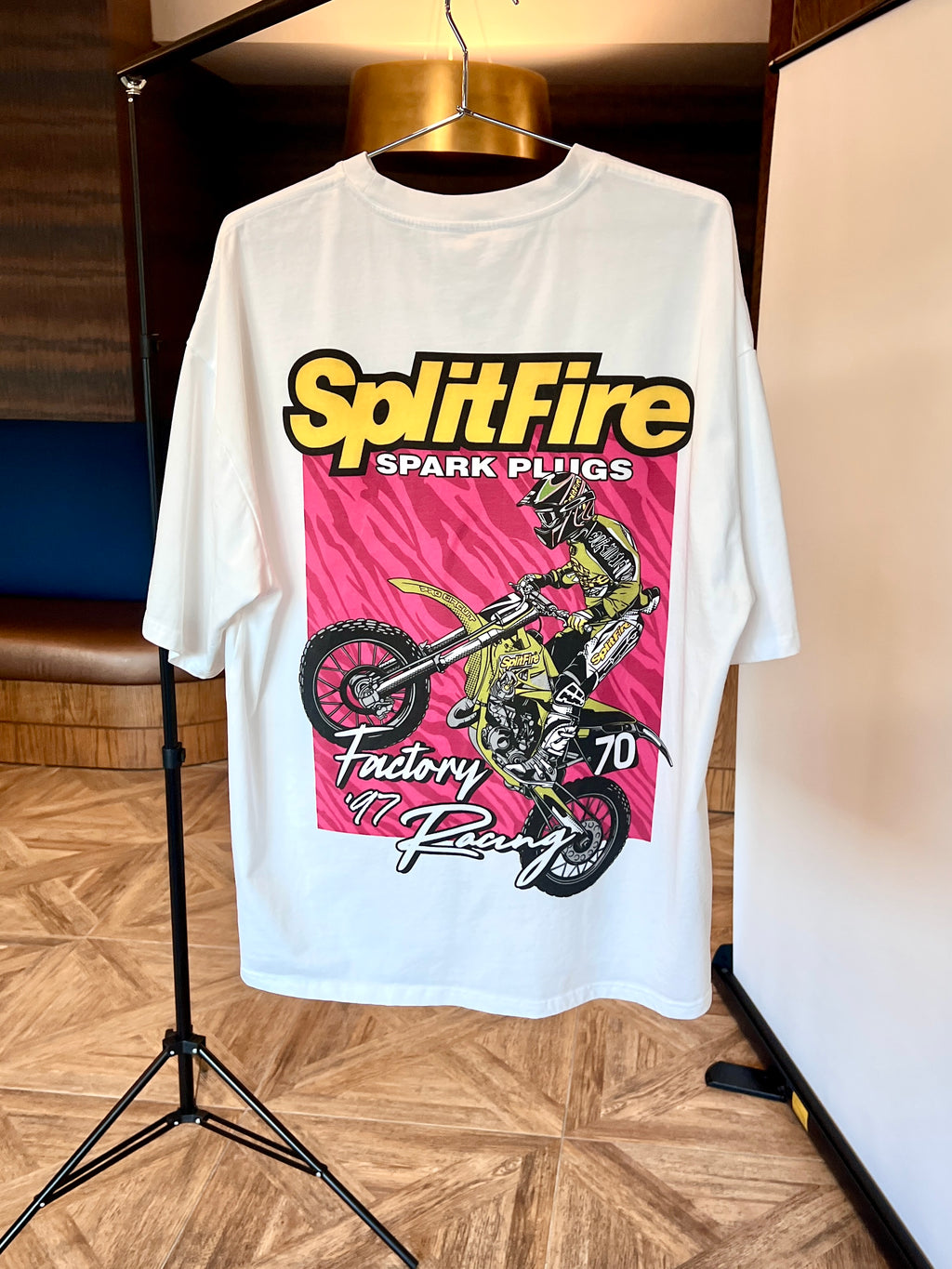 Vintage splitfire kawasaki supercross shirt
