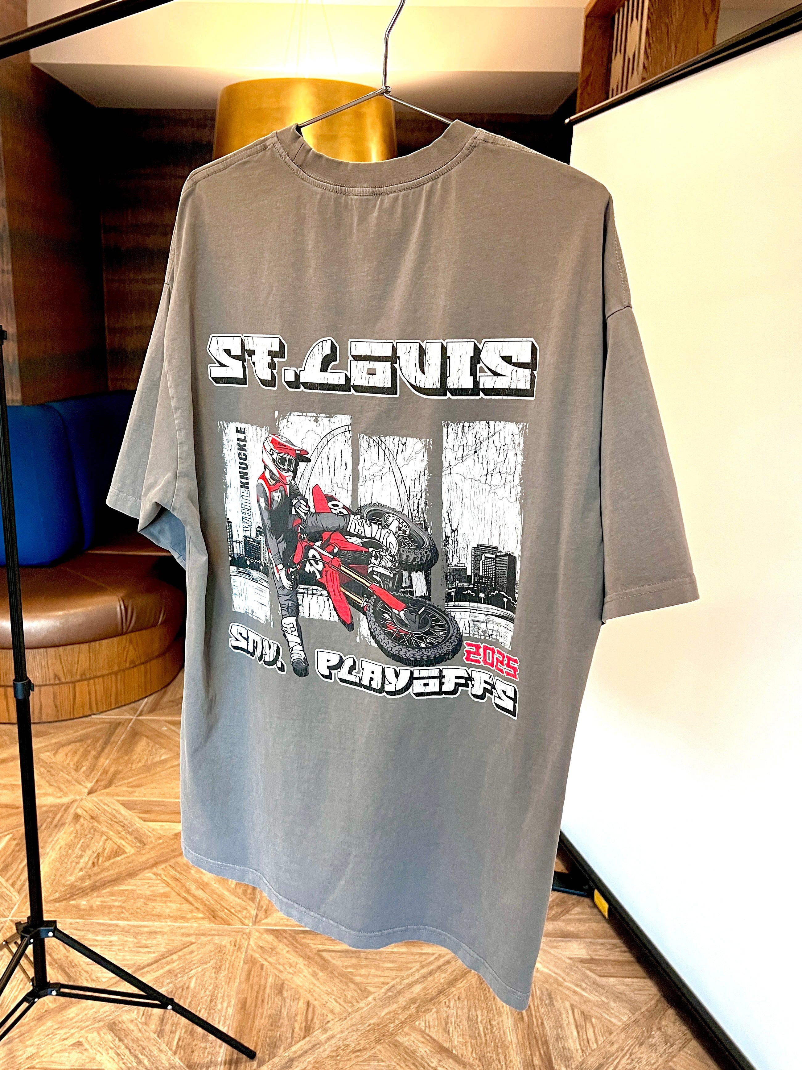 Gray color jo shimoda t shirt.