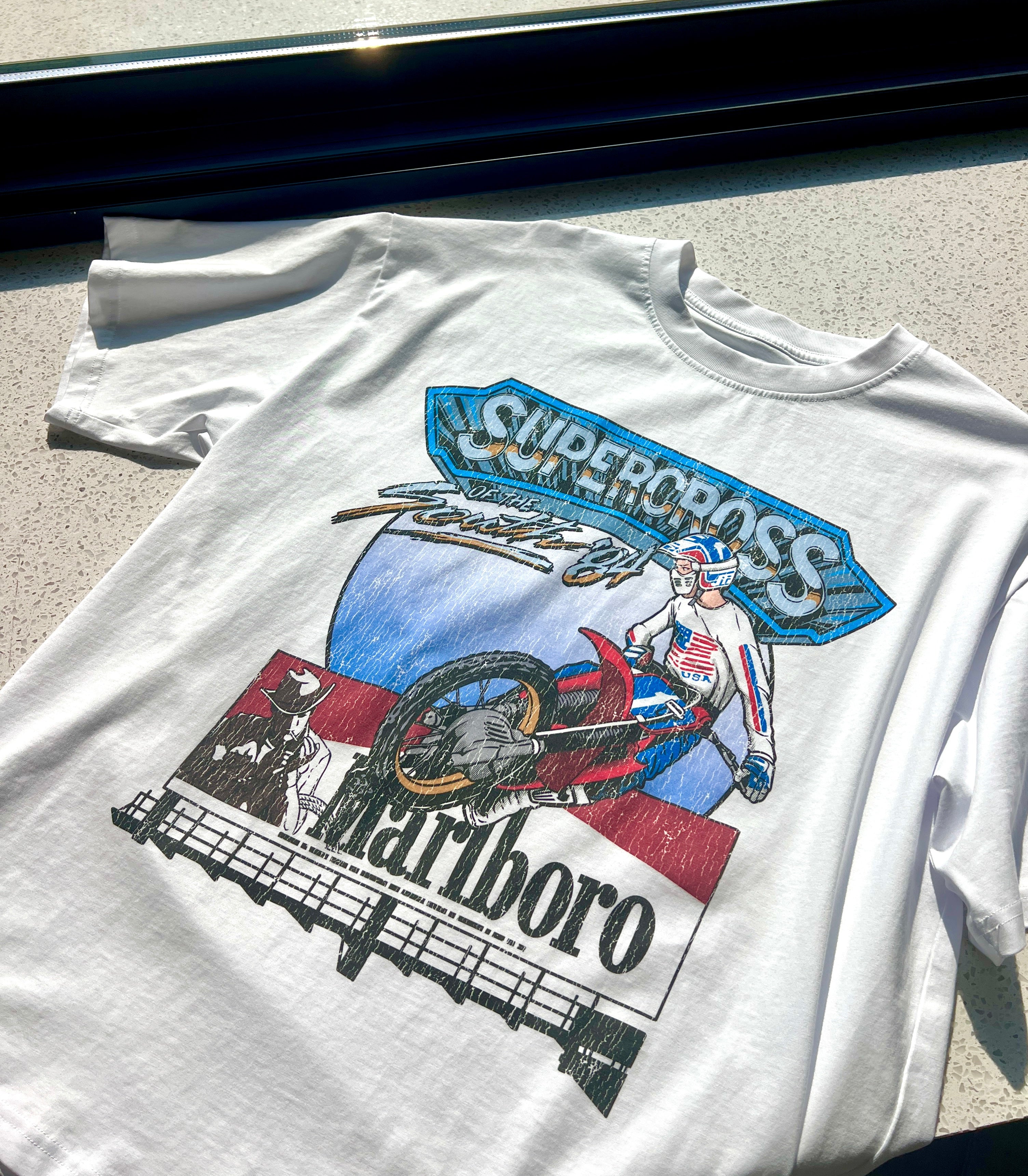Retro Supercross of the South t shirt.