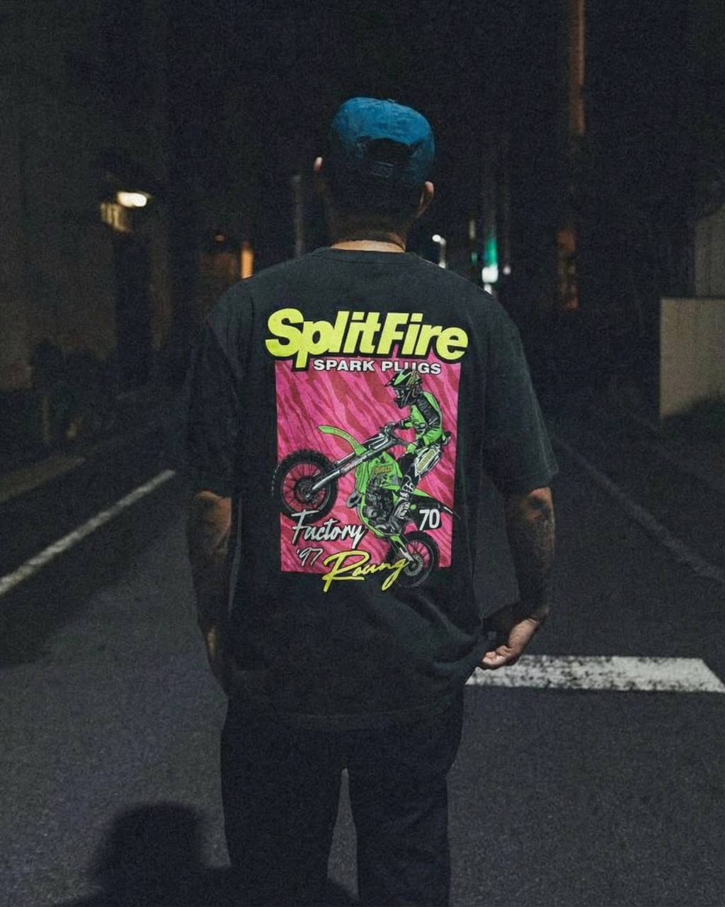 '97 Splitfire Factory Racing Shirt- 220 GSM, Screen Printed