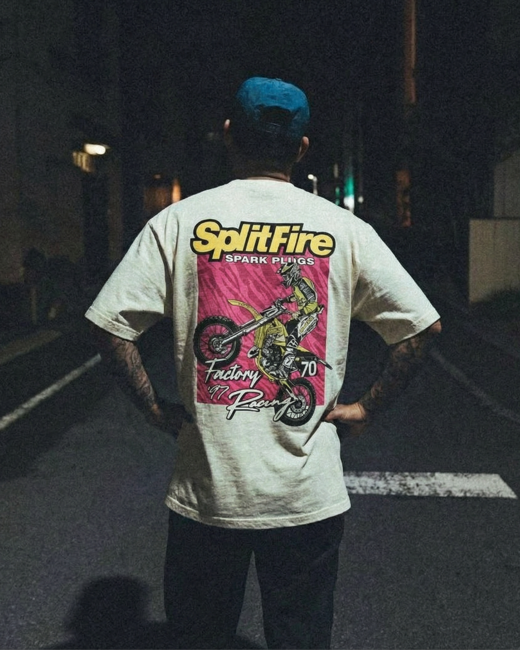 '97 Splitfire Factory Racing Shirt - 220 GSM, Screen Printed