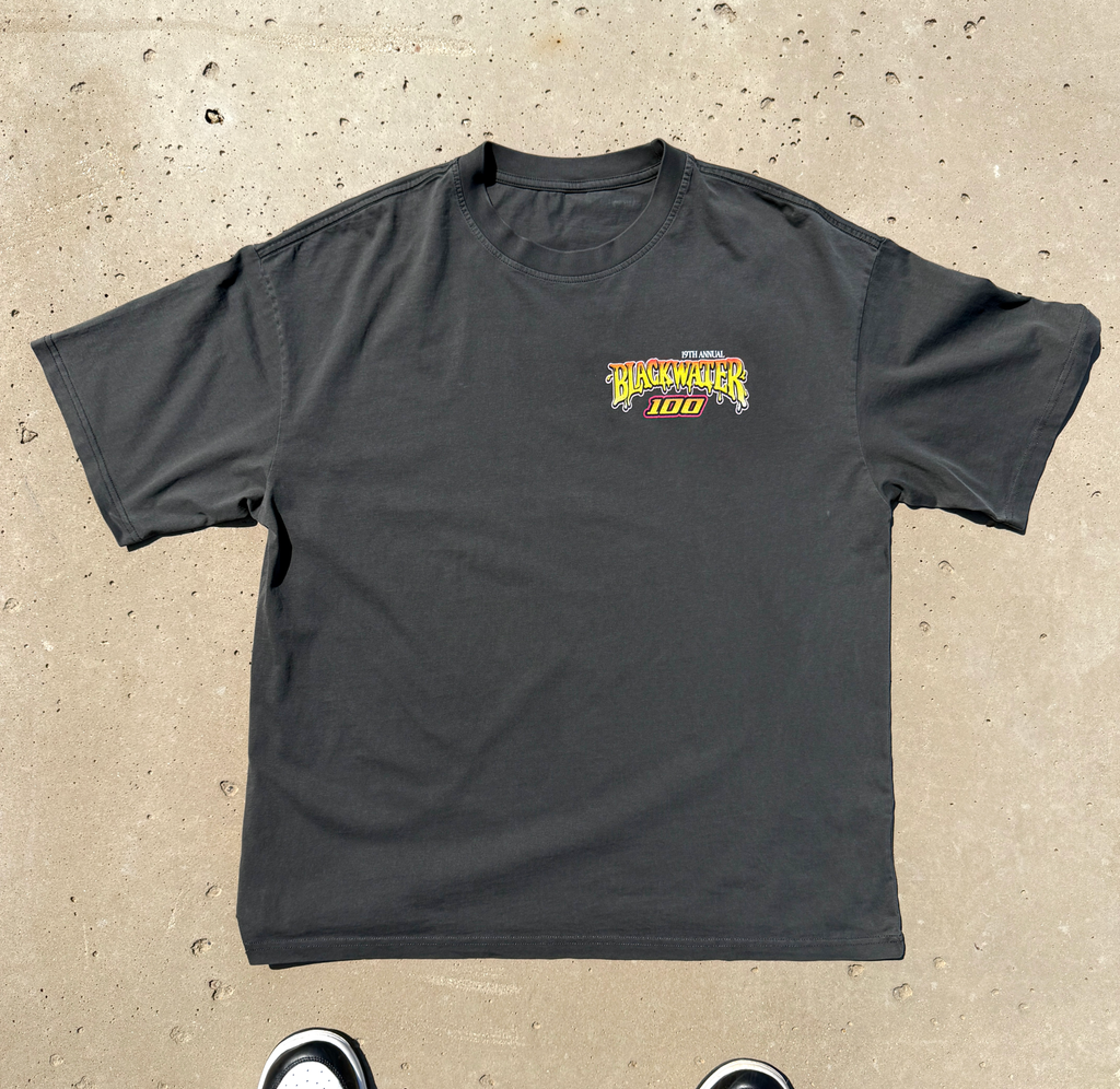 1993 Blackwater 100 racing t shirt in black color
