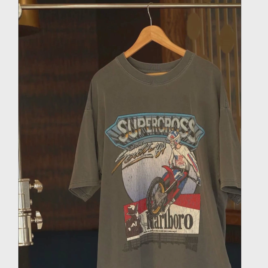Returns - '84 Supercross of the South - 210 GSM, Washed, Loose-Fit