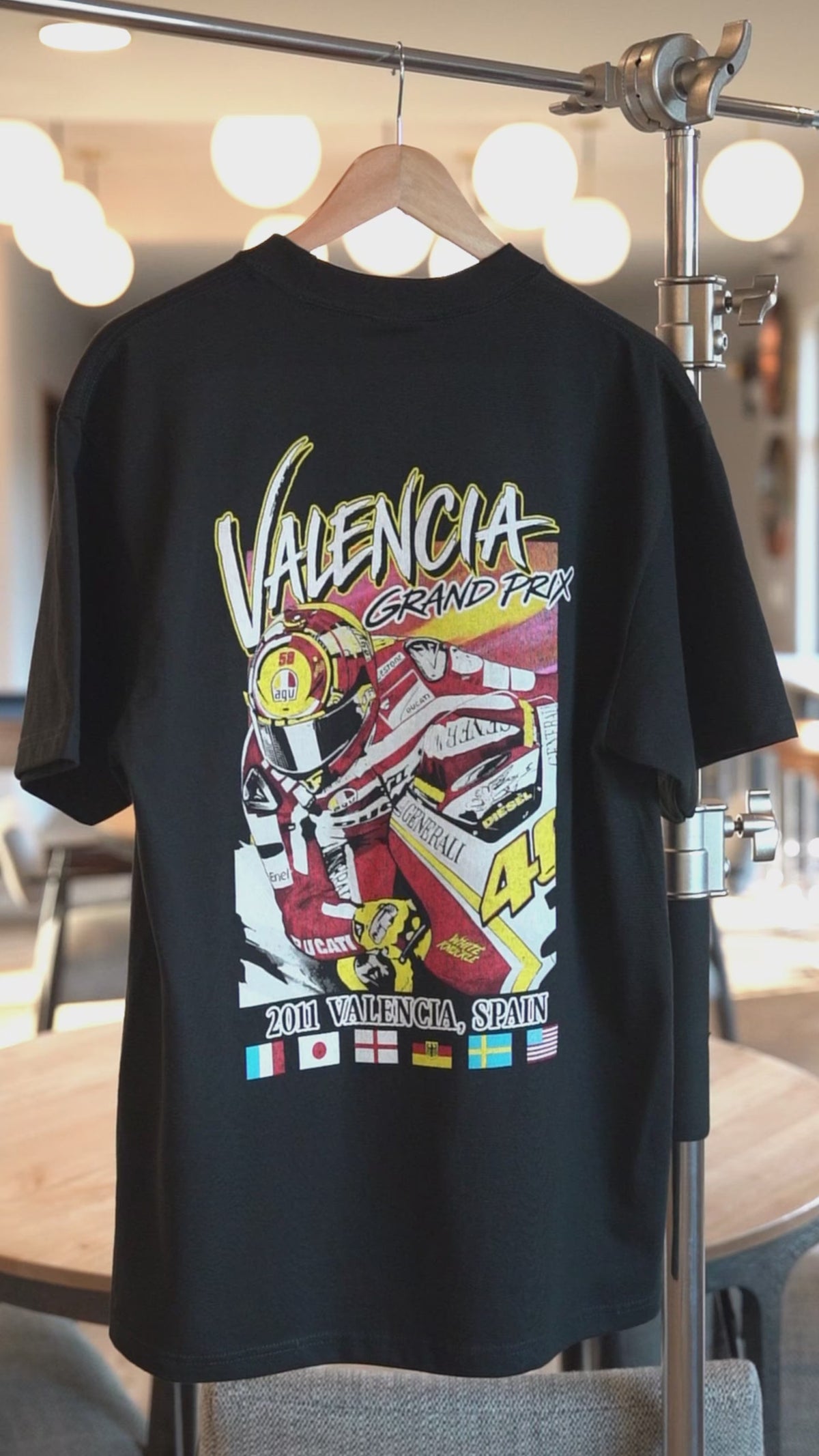 '11 Valencia Grand Prix, 260 GSM Shakawear, Screen Printed