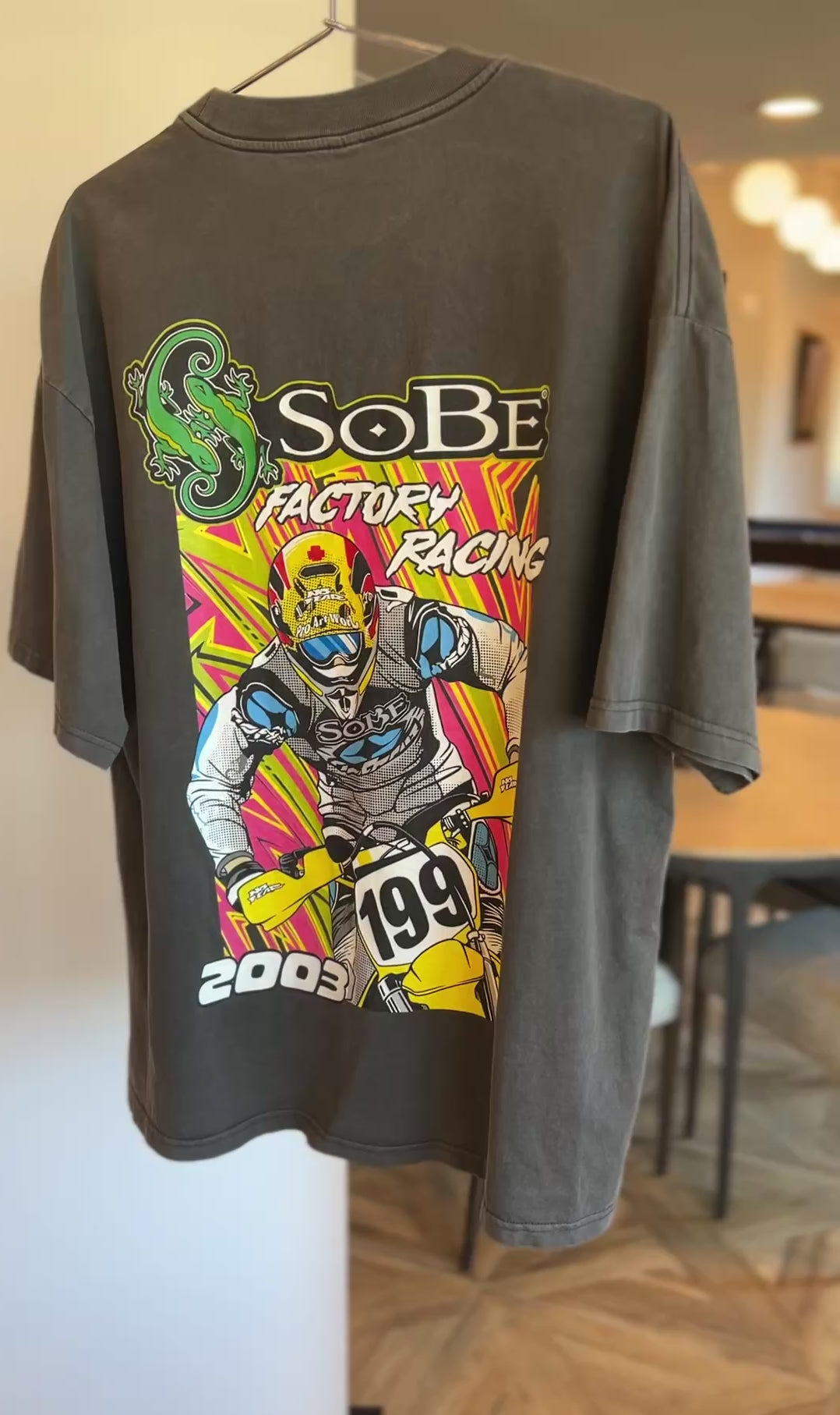 '03 SOBE Factory Racing Shirt - 210 GSM, Washed, Loose-Fit