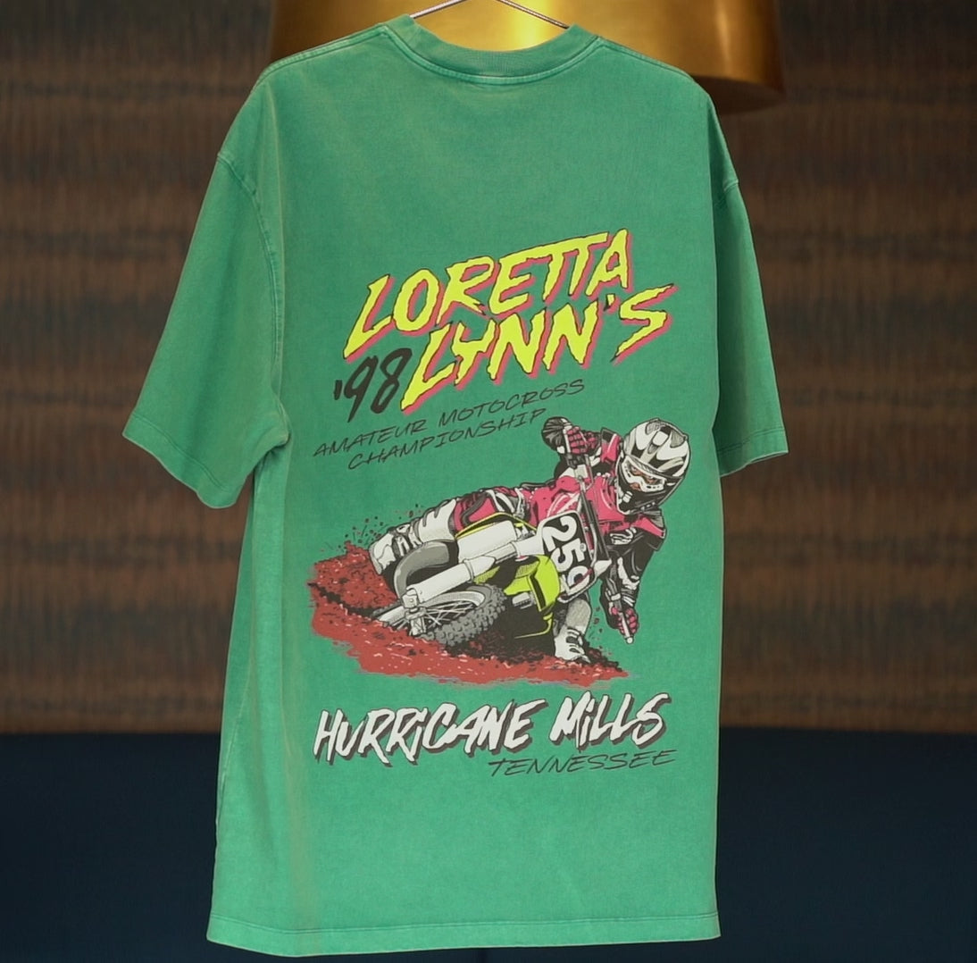 '98 Loretta Lynn's Amateur Motocross Championship- 285 GSM, Oversized, Washed