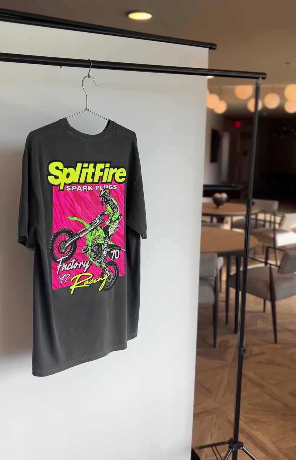 '97 Splitfire Factory Racing Shirt- 210 GSM, Screen Printed