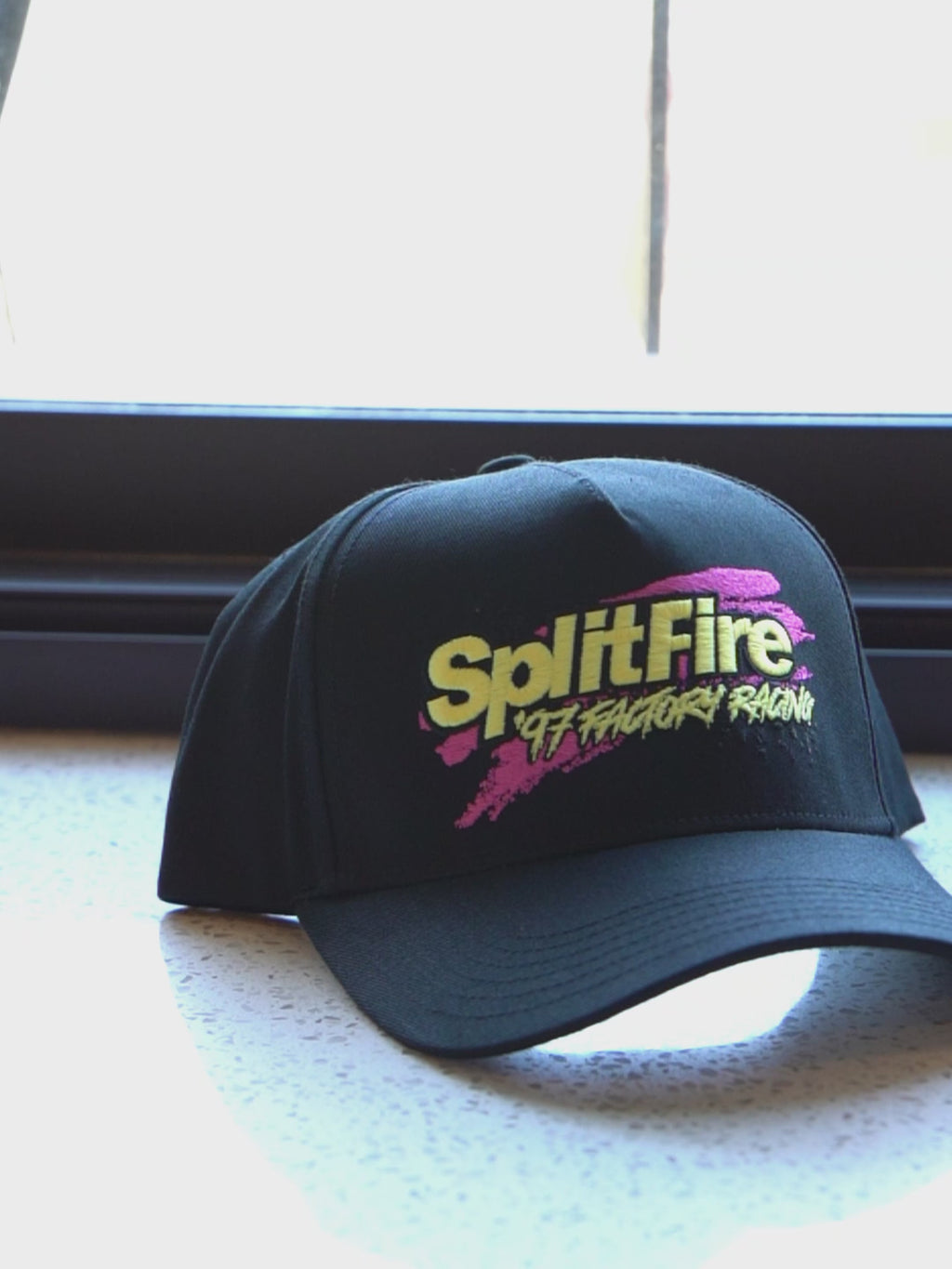 '97 Splitfire Factory Racing A-Frame Hat - Black